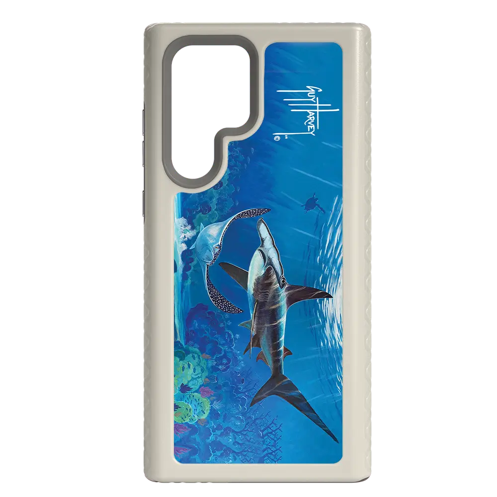 Guy Harvey Fortitude Series for Samsung Galaxy S22 Ultra - Hammer Down - Custom Case - Gray - cellhelmet