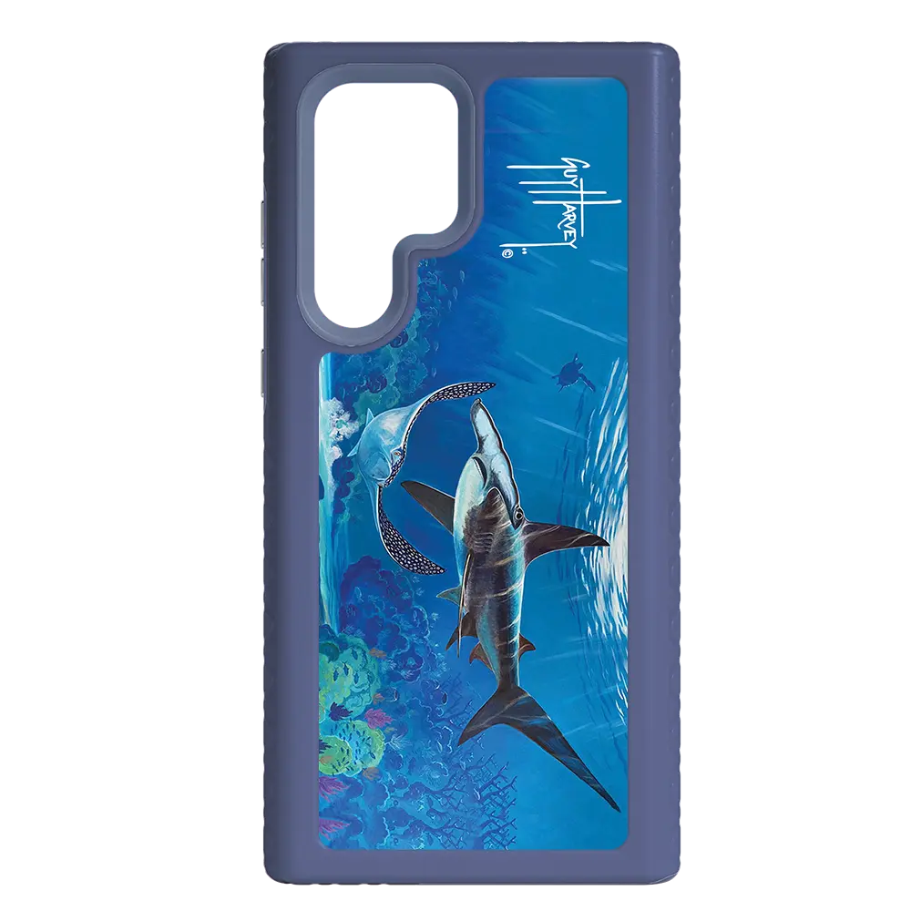 Guy Harvey Fortitude Series for Samsung Galaxy S22 Ultra - Hammer Down - Custom Case - SlateBlue - cellhelmet