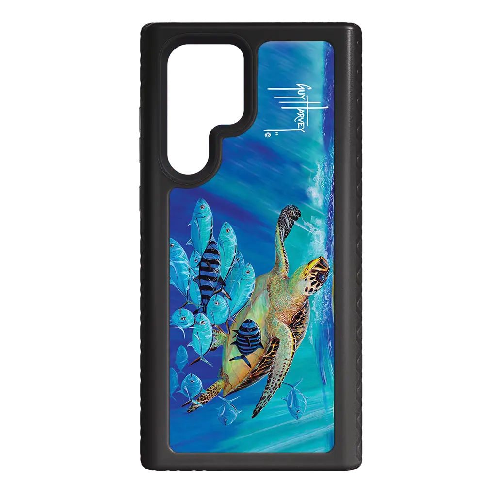 Guy Harvey Fortitude Series for Samsung Galaxy S22 Ultra - Hawksbill Caravan - Custom Case - OnyxBlack - cellhelmet