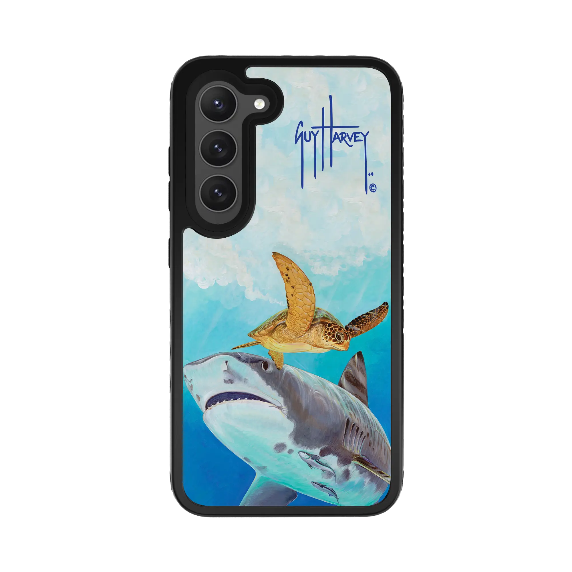 Guy Harvey Fortitude Series for Samsung Galaxy S23 - Eye of the Tiger - Custom Case - OnyxBlack - cellhelmet