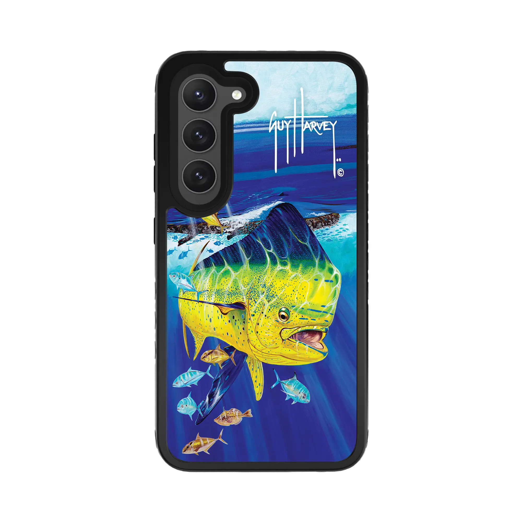 Guy Harvey Fortitude Series for Samsung Galaxy S23 - Golden Prize - Custom Case - OnyxBlack - cellhelmet