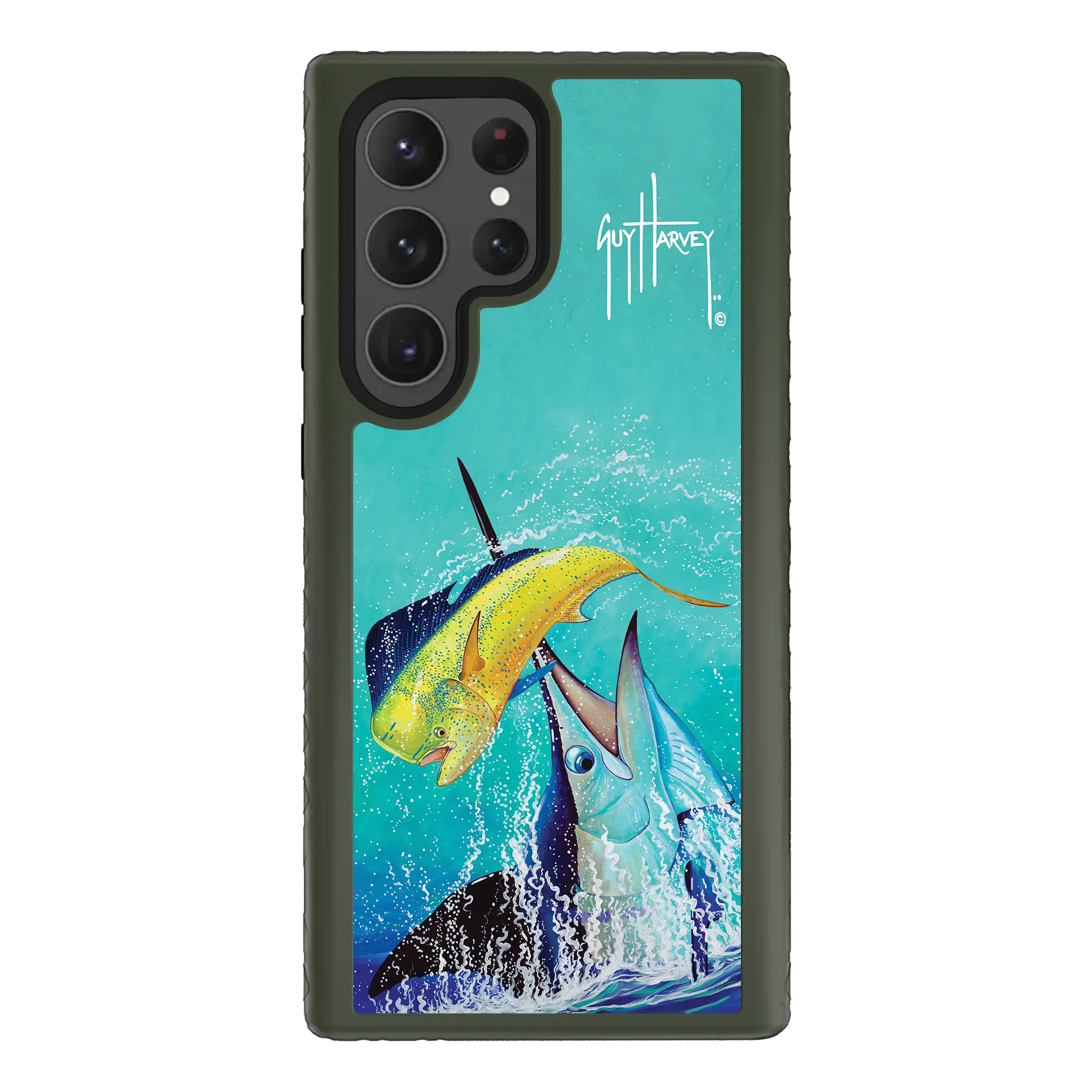 Guy Harvey Fortitude Series for Samsung Galaxy S23 Ultra - El Dorado II - Custom Case - OliveDrabGreen - cellhelmet