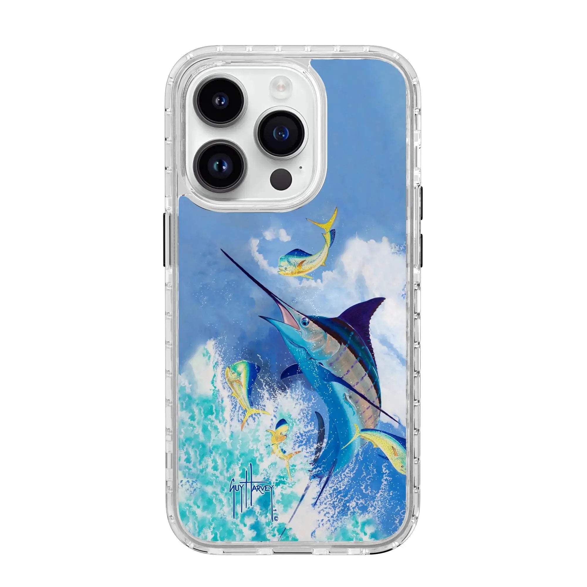 Guy Harvey Magnitude Series for Apple iPhone 14 Pro - Blue Commocean