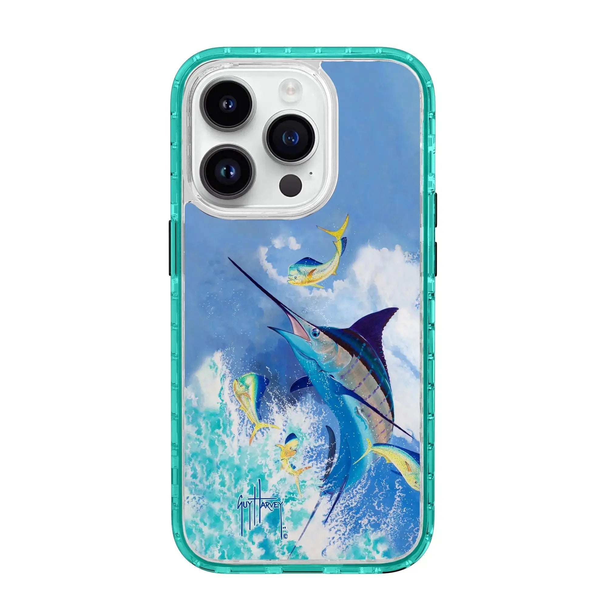 Guy Harvey Magnitude Series for Apple iPhone 14 Pro - Blue Commocean