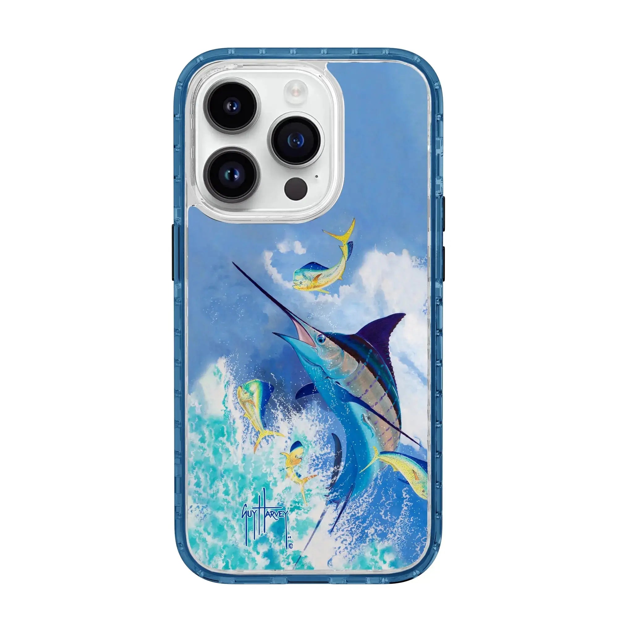 Guy Harvey Magnitude Series for Apple iPhone 14 Pro - Blue Commocean