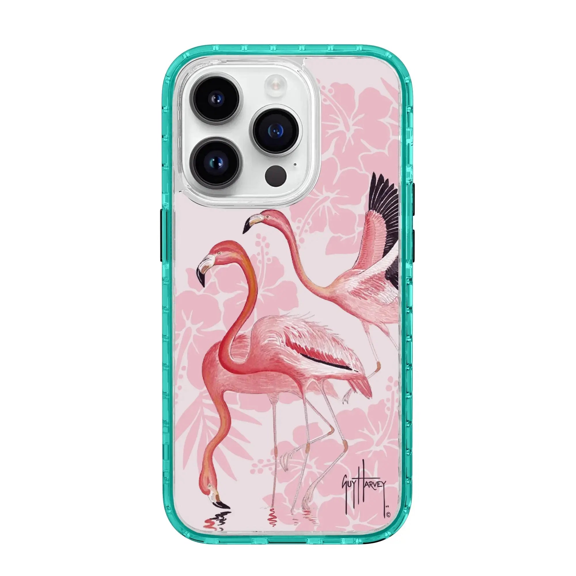 Guy Harvey Magnitude Series for Apple iPhone 14 Pro - Flamingo