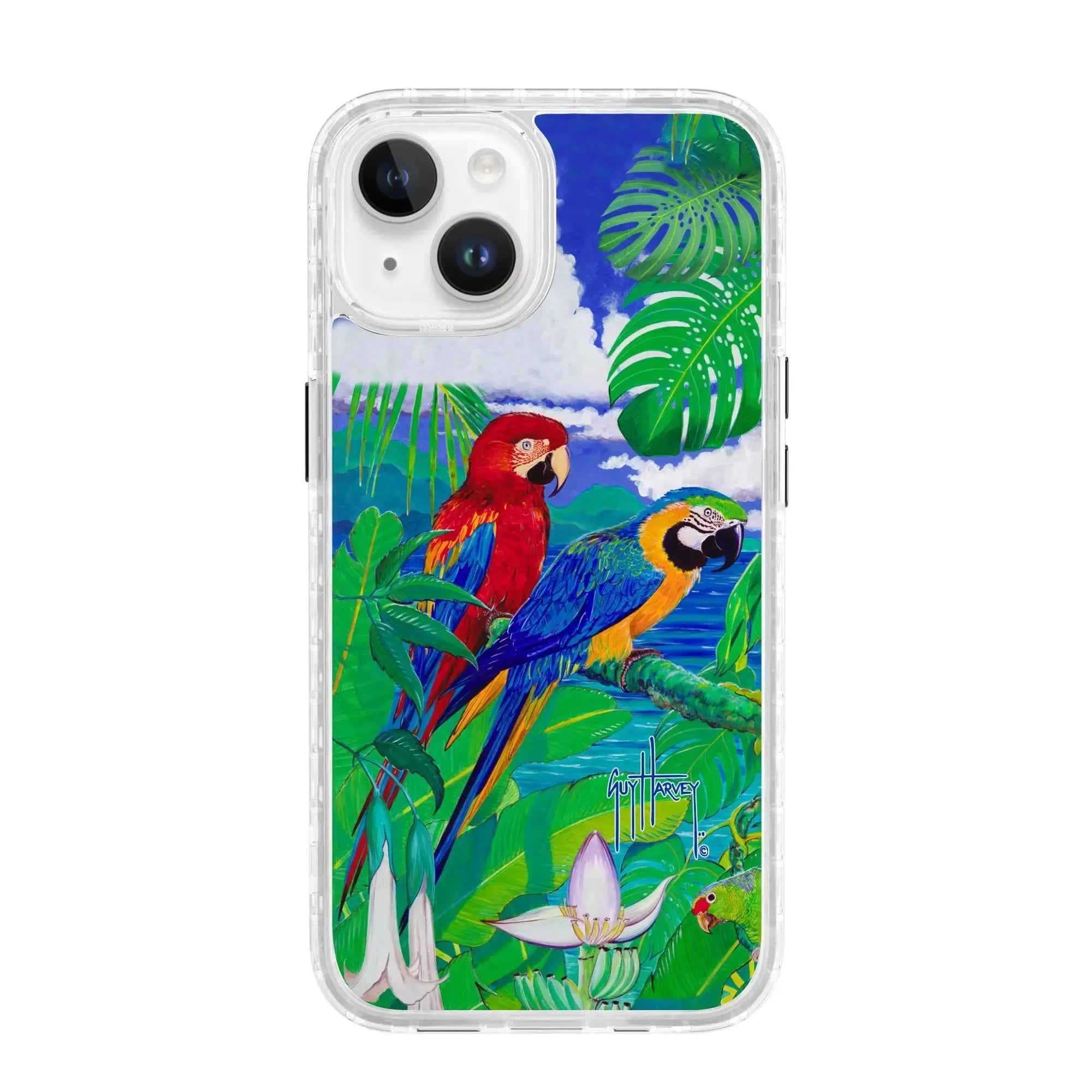 Guy Harvey Magnitude Series for Apple iPhone 14 - Tropical Parrot