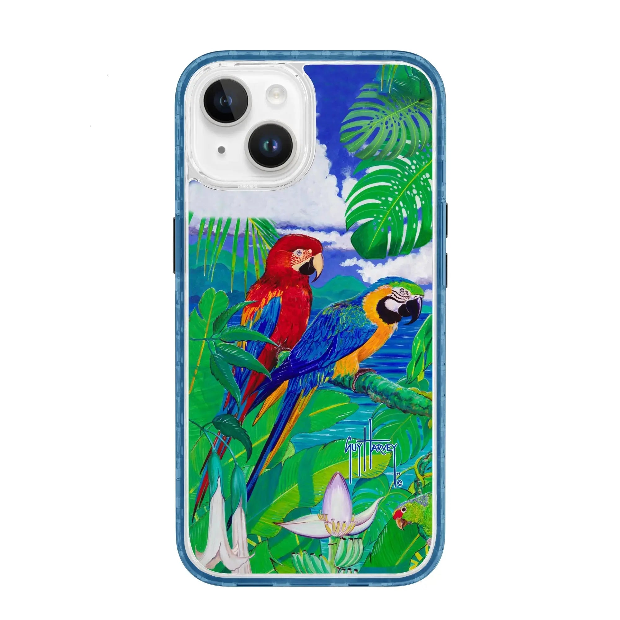 Guy Harvey Magnitude Series for Apple iPhone 14 - Tropical Parrot