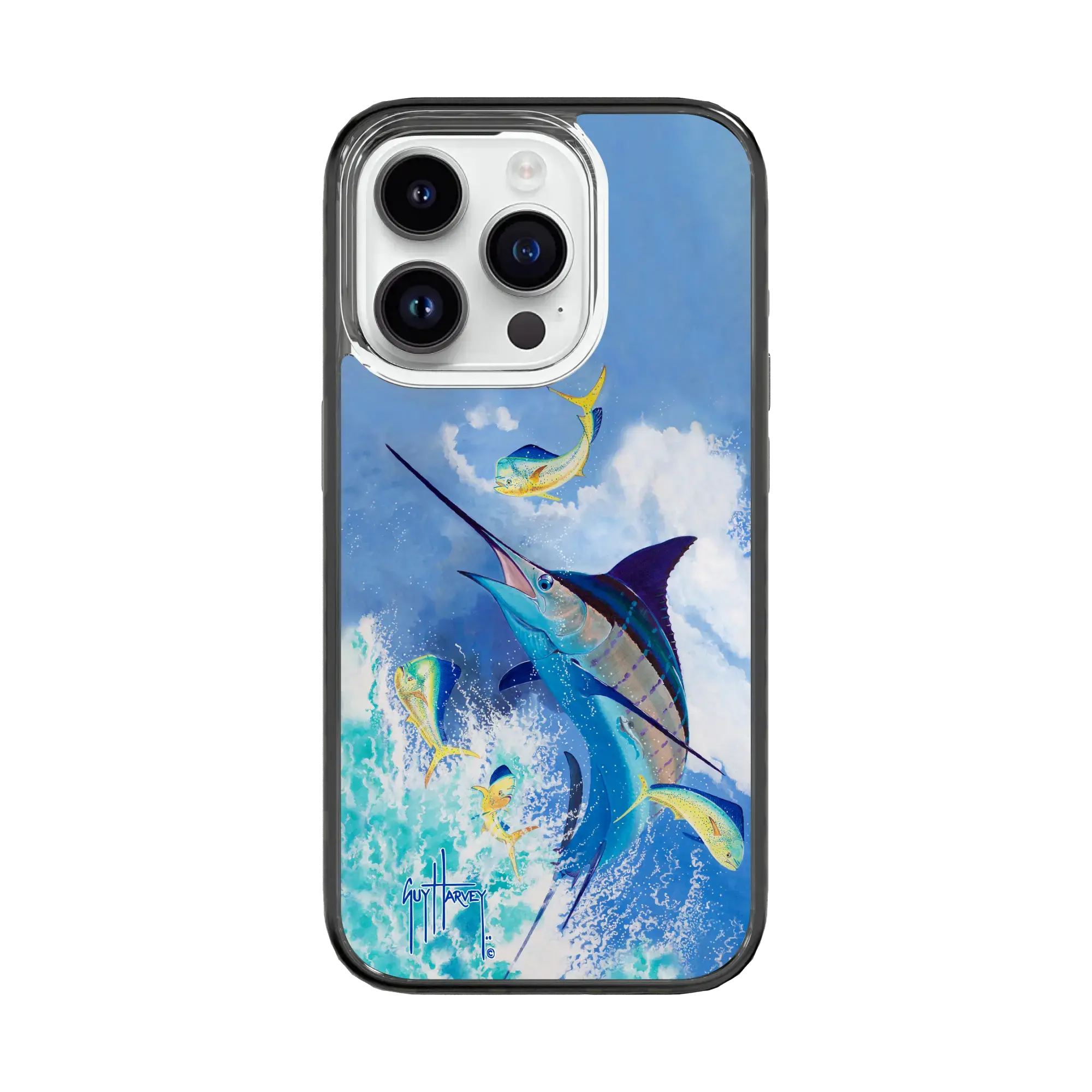 Guy Harvey Magnitude Series for Apple iPhone 15 Pro - Blue Commocean