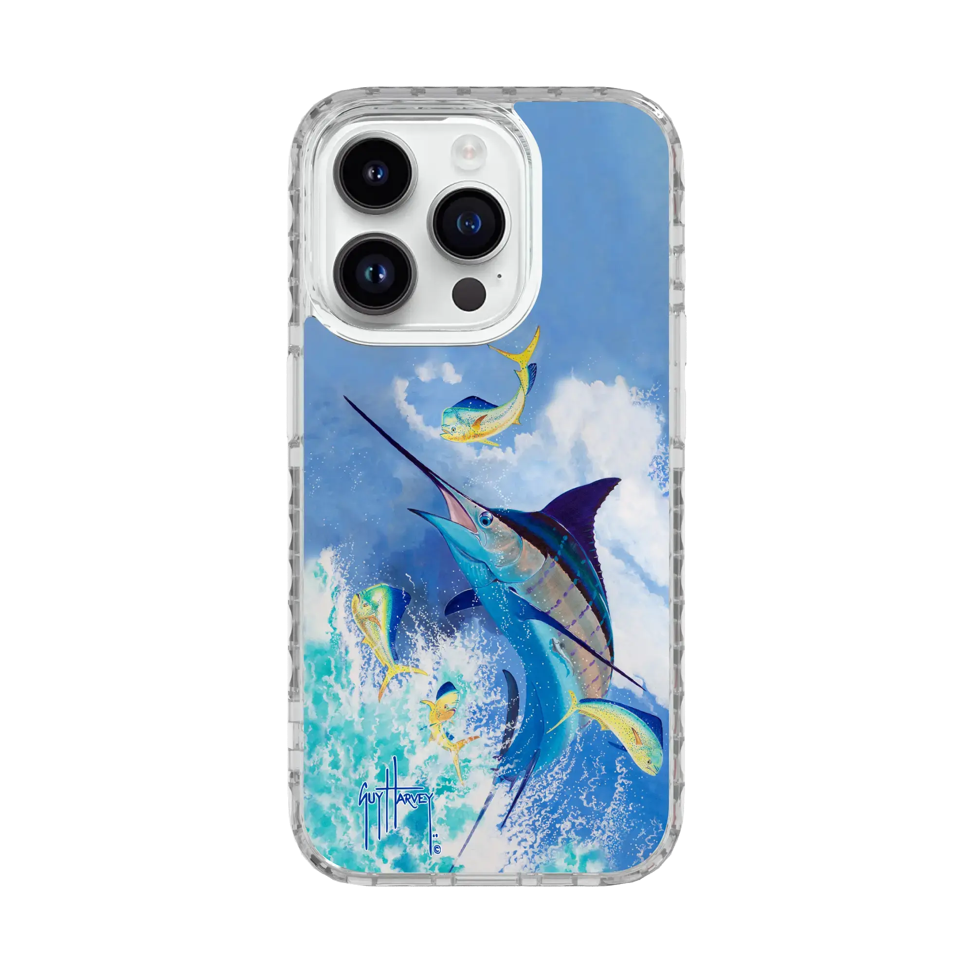 Guy Harvey Magnitude Series for Apple iPhone 15 Pro - Blue Commocean