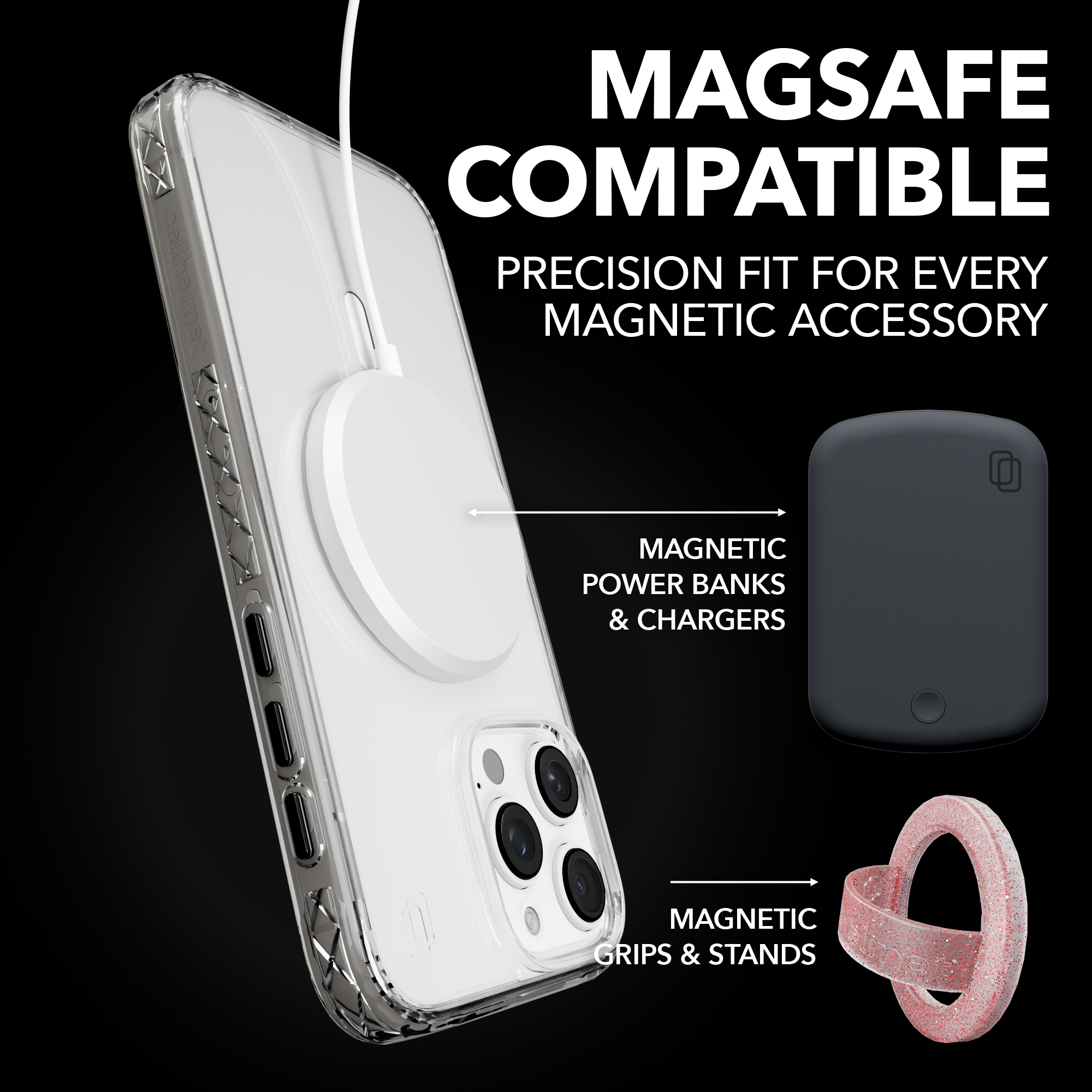 MagSafe® Case for Apple iPhone 16 | Crystal Clear | Magnitude Series