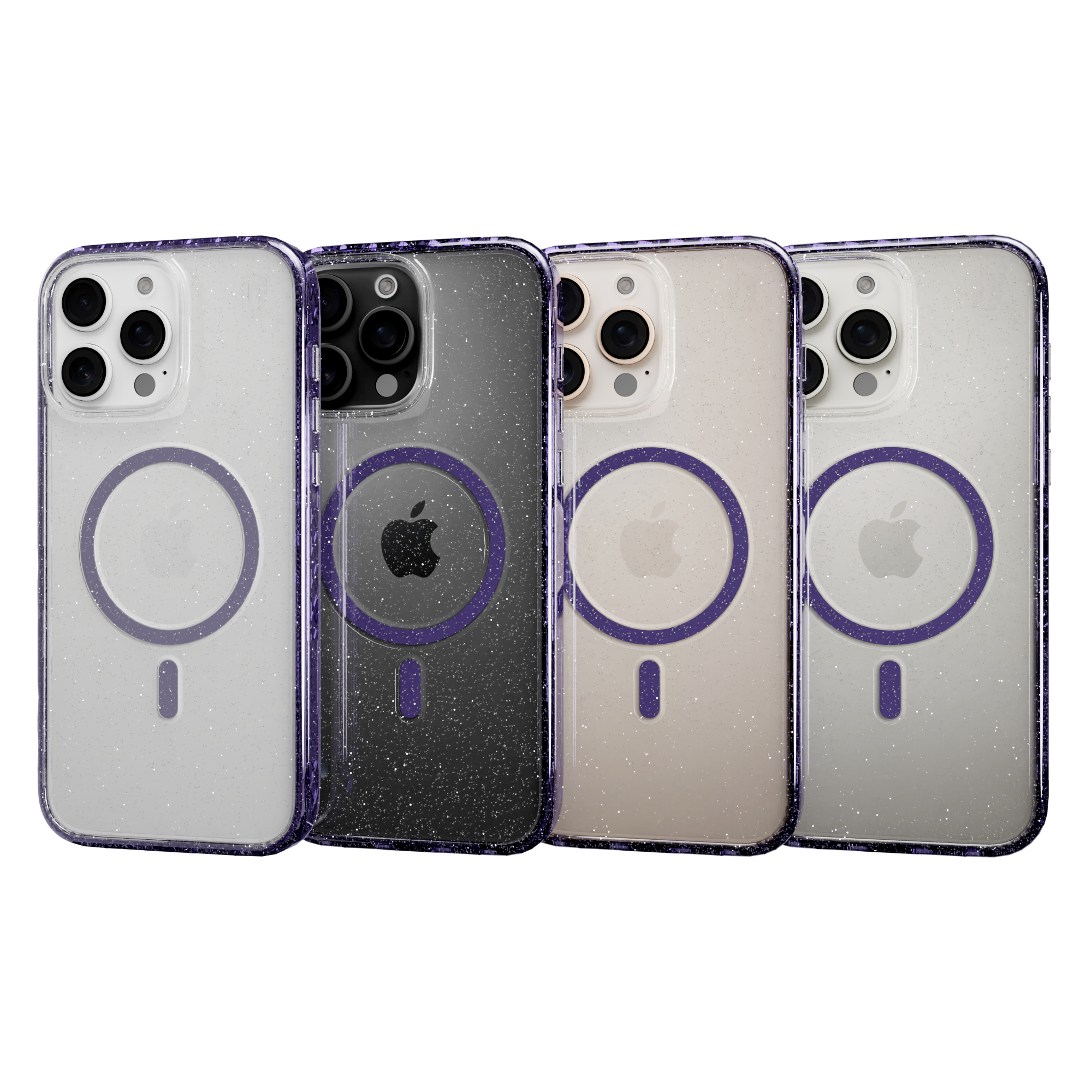 MagSafe® Case for Apple iPhone 16 Pro | Lilac Purple Sparkle | Magnitude Series