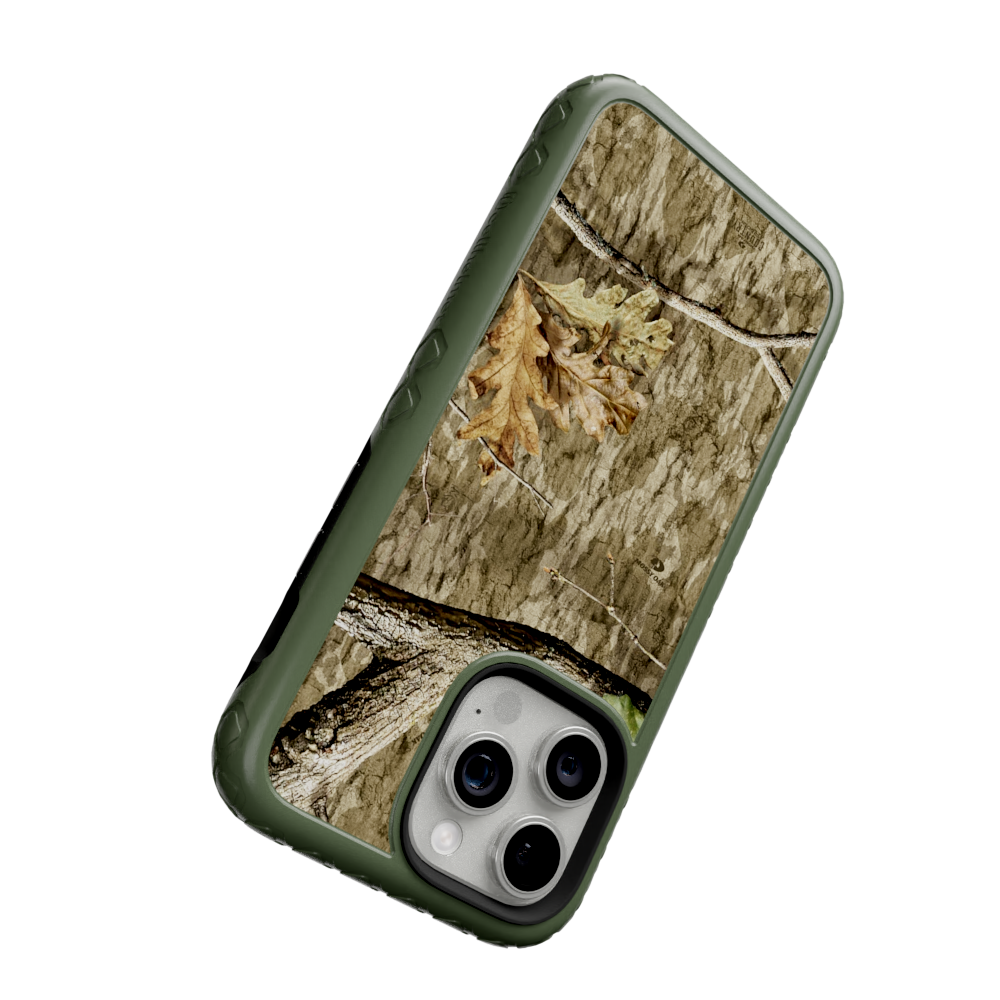 Mossy Oak Fortitude for Apple iPhone 14 Pro - Country Roots Olive Drab Green