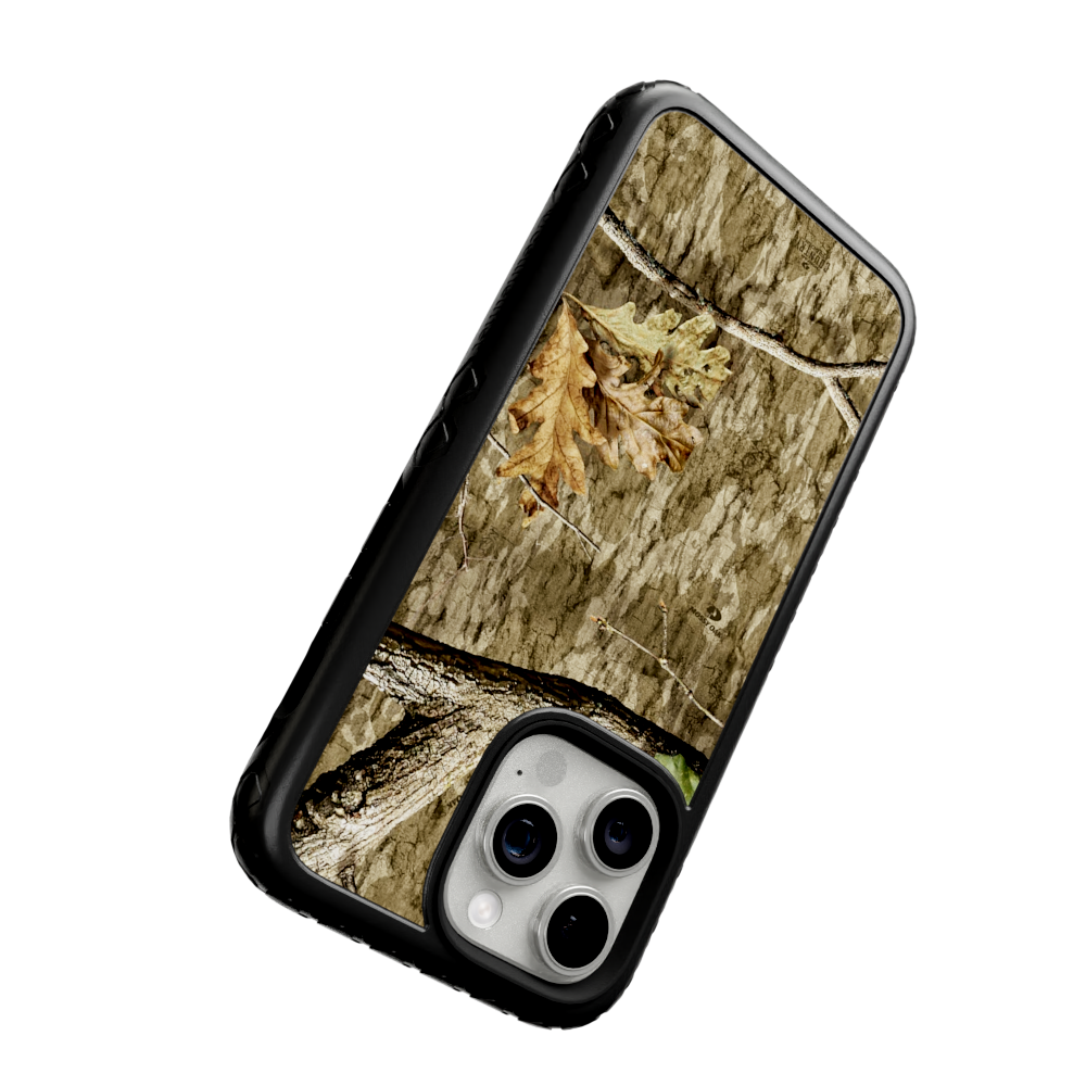 Mossy Oak Fortitude for Apple iPhone 14 Pro - Country Roots Onyx Black