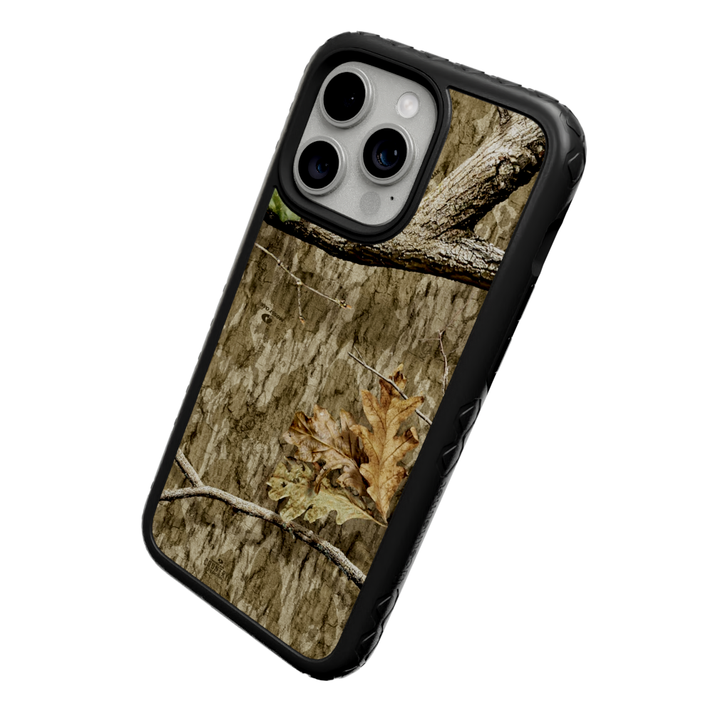 Mossy Oak Fortitude for Apple iPhone 14 Pro - Country Roots Onyx Black