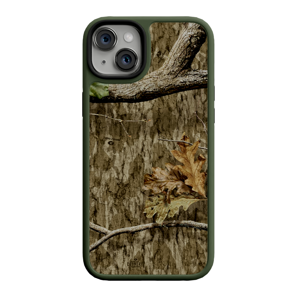 Mossy Oak Fortitude for Apple iPhone 15 Plus - Country Roots Olive Drab Green