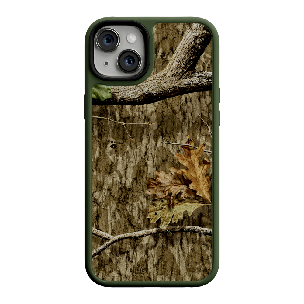 Mossy Oak Fortitude for Apple iPhone 15 Plus - Country Roots Olive Drab Green