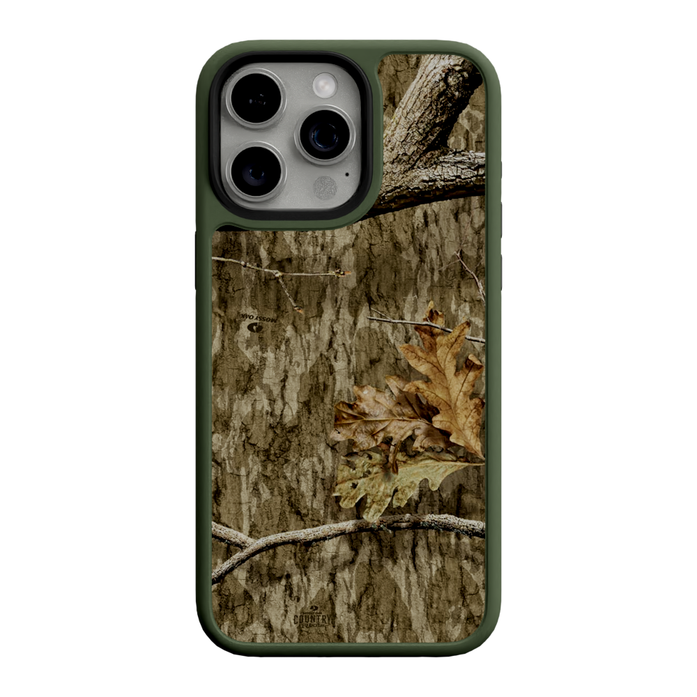 Mossy Oak Fortitude for Apple iPhone 15 Pro Max - Country Roots Olive Drab Green