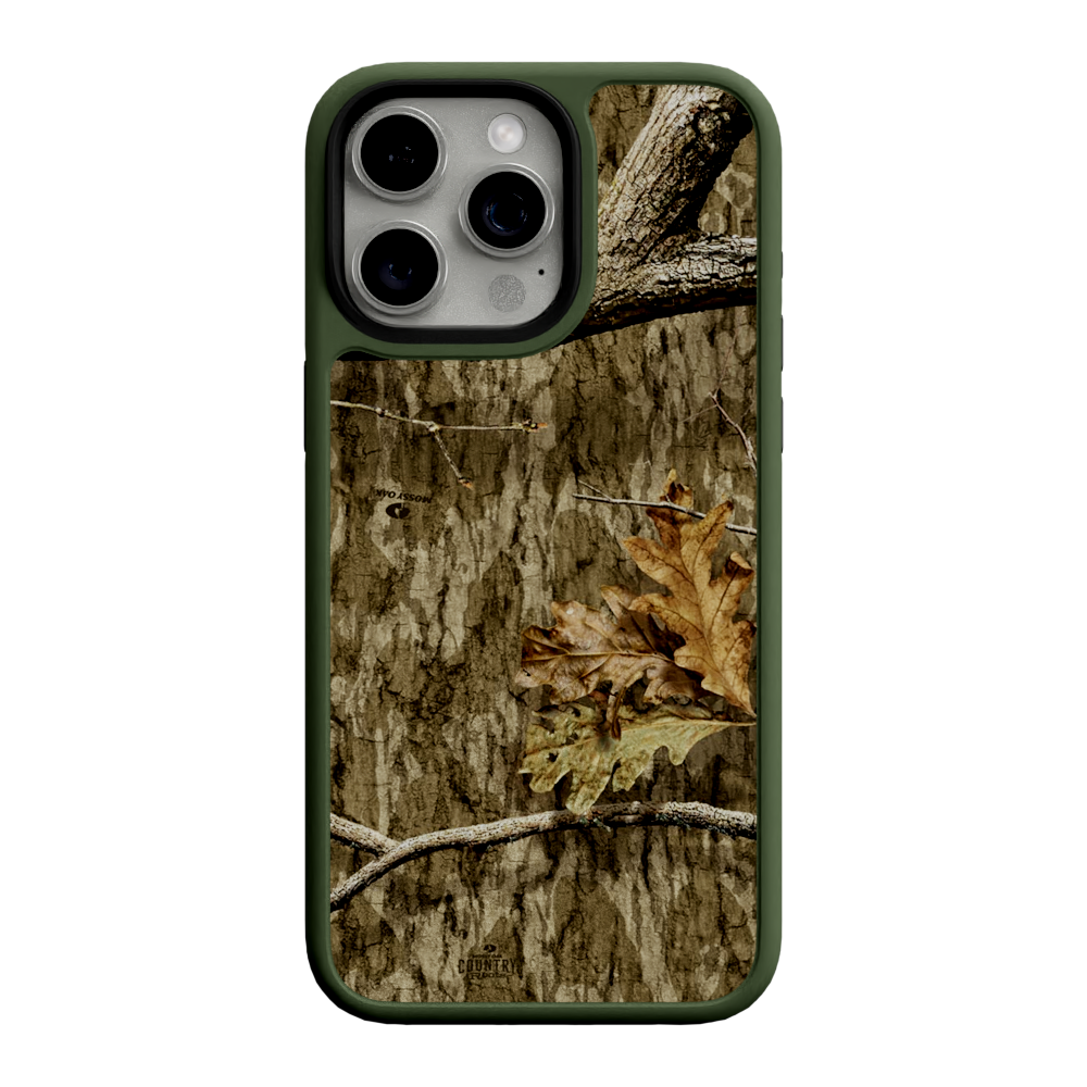 Mossy Oak Fortitude for Apple iPhone 15 Pro Max - Country Roots Olive Drab Green