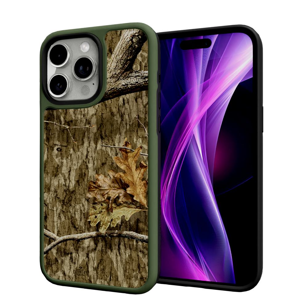 Mossy Oak Fortitude for Apple iPhone 15 Pro Max - Country Roots Olive Drab Green