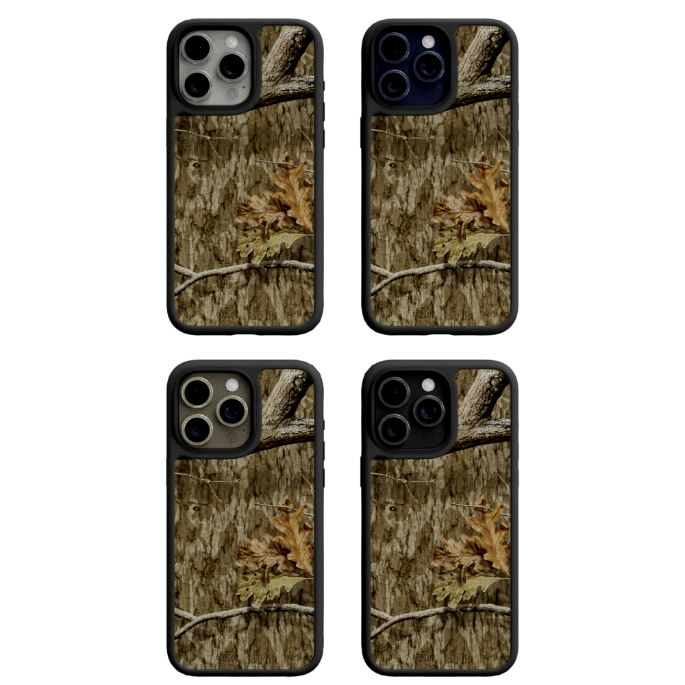 Mossy Oak Fortitude for Apple iPhone 15 Pro - Country Roots Onyx Black