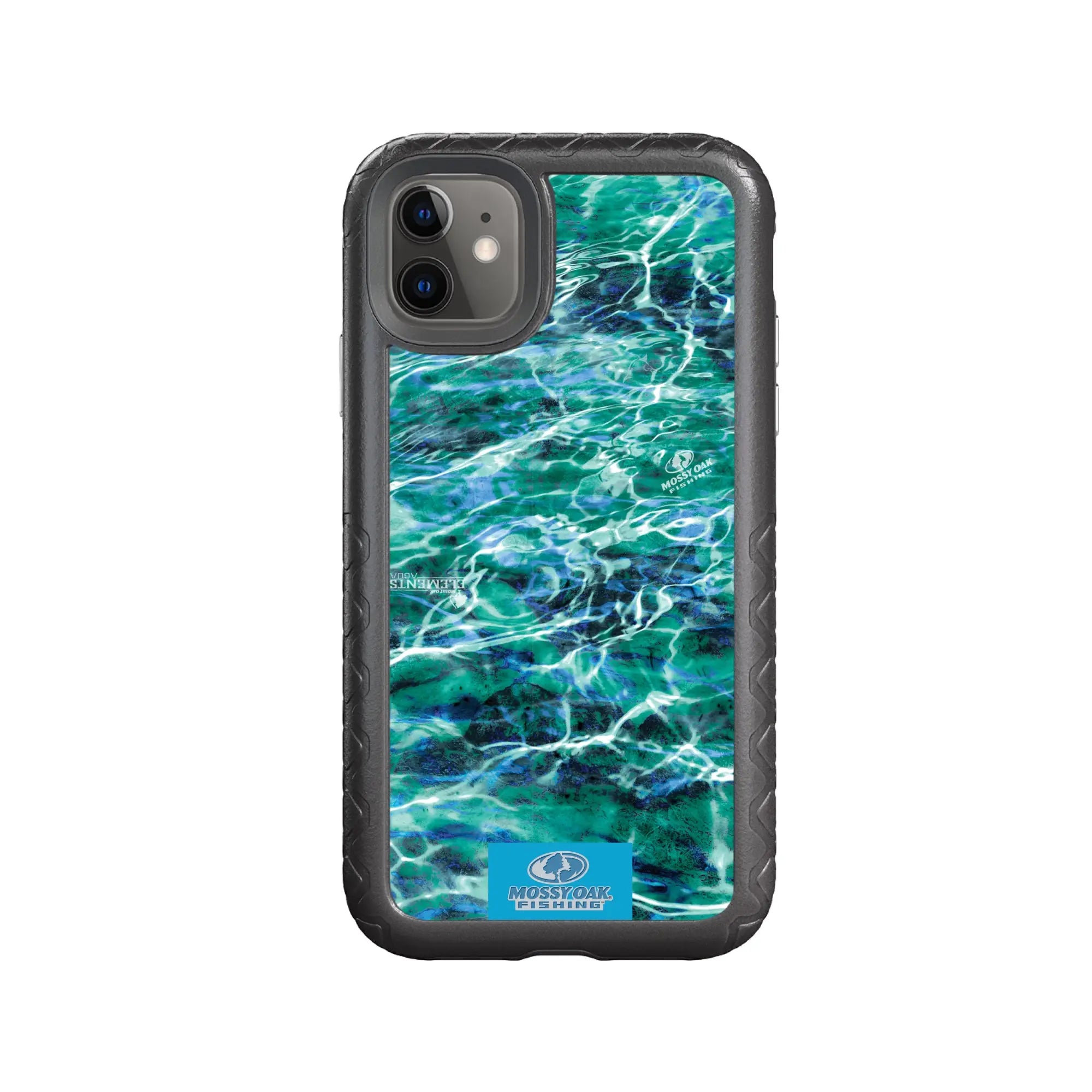 Mossy Oak Fortitude Series for Apple iPhone 11 - Agua Seafoam - Custom Case - OnyxBlack - cellhelmet