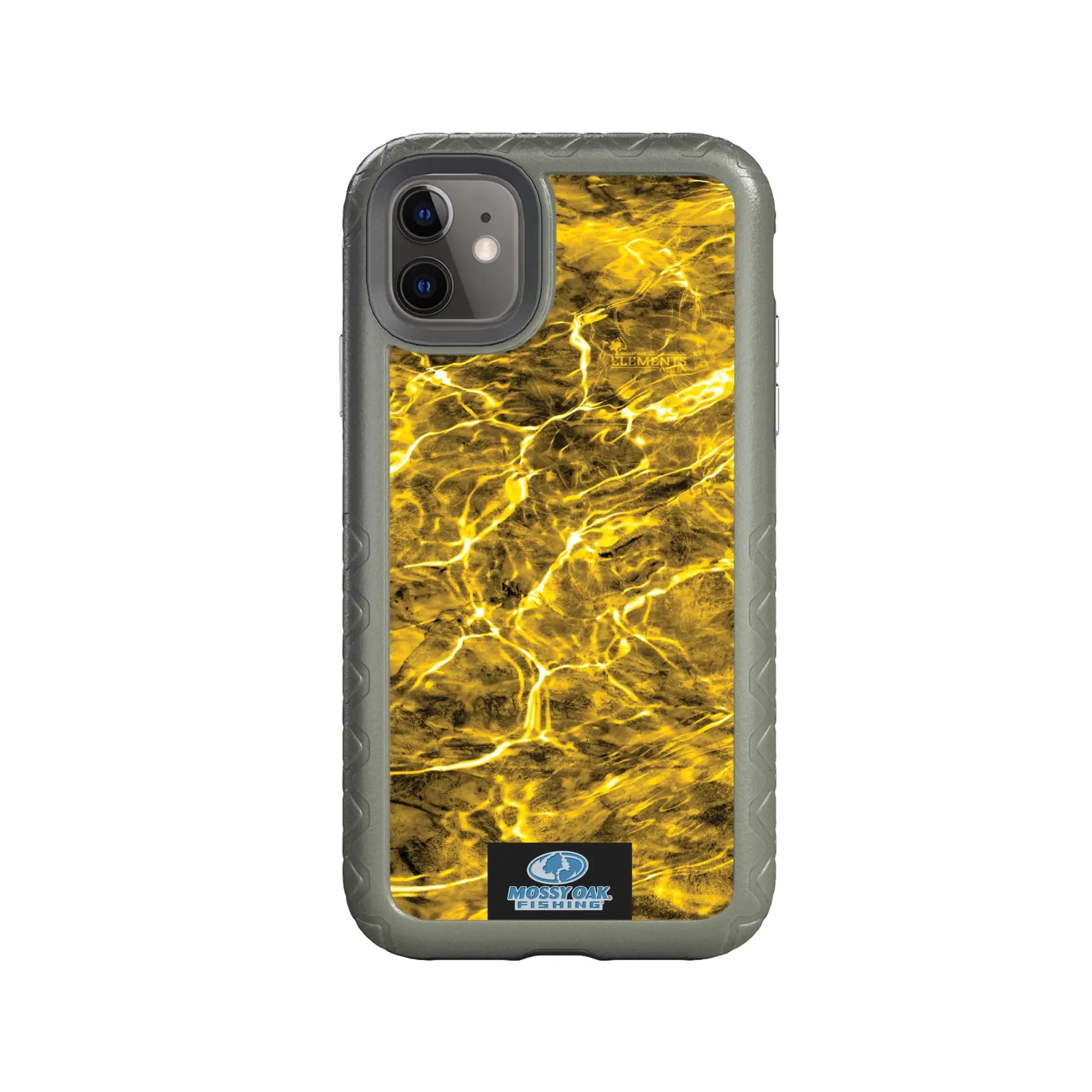 Mossy Oak Fortitude Series for Apple iPhone 11 - Agua Yellowfin - Custom Case - OliveDrabGreen - cellhelmet