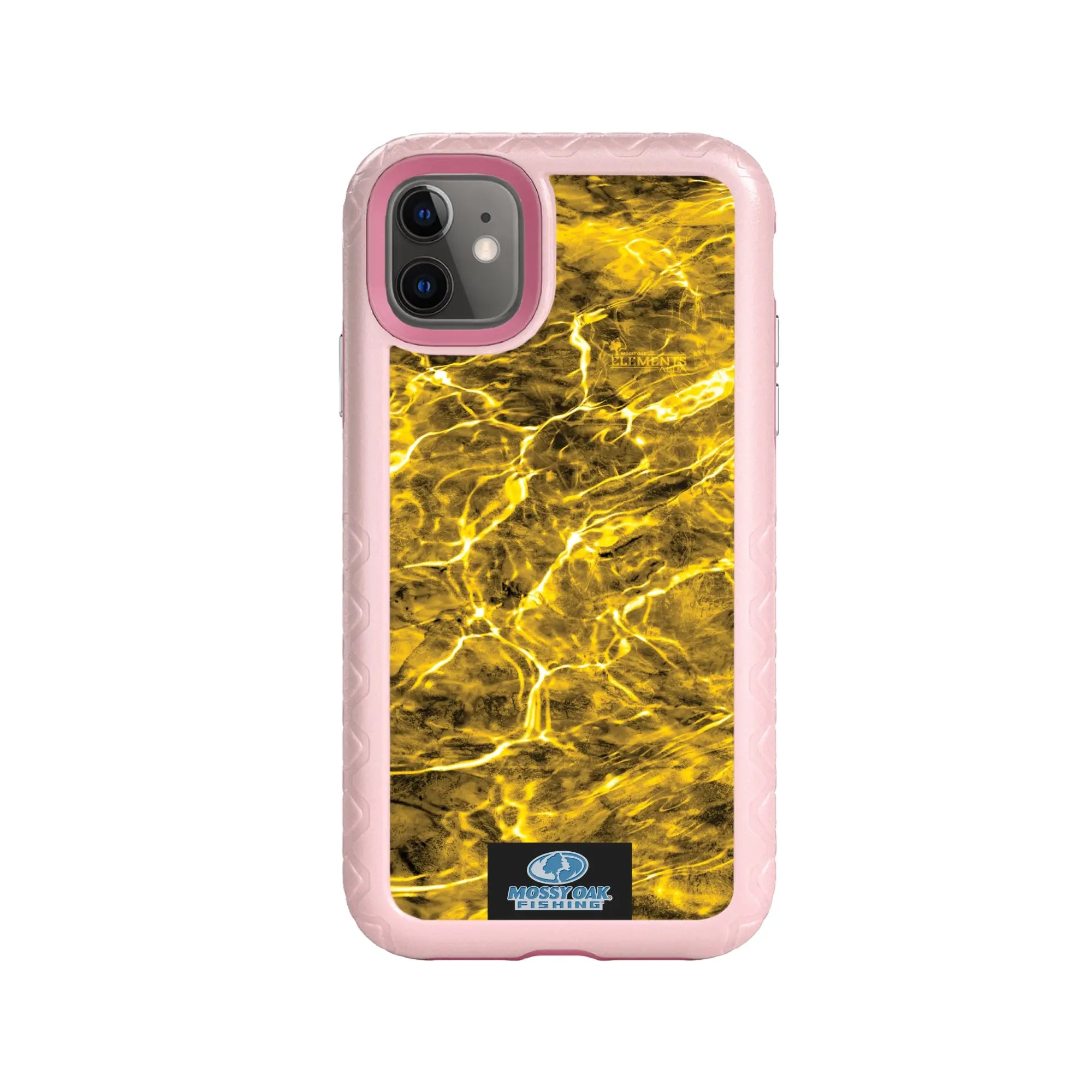 Mossy Oak Fortitude Series for Apple iPhone 11 - Agua Yellowfin - Custom Case - PinkMagnolia - cellhelmet