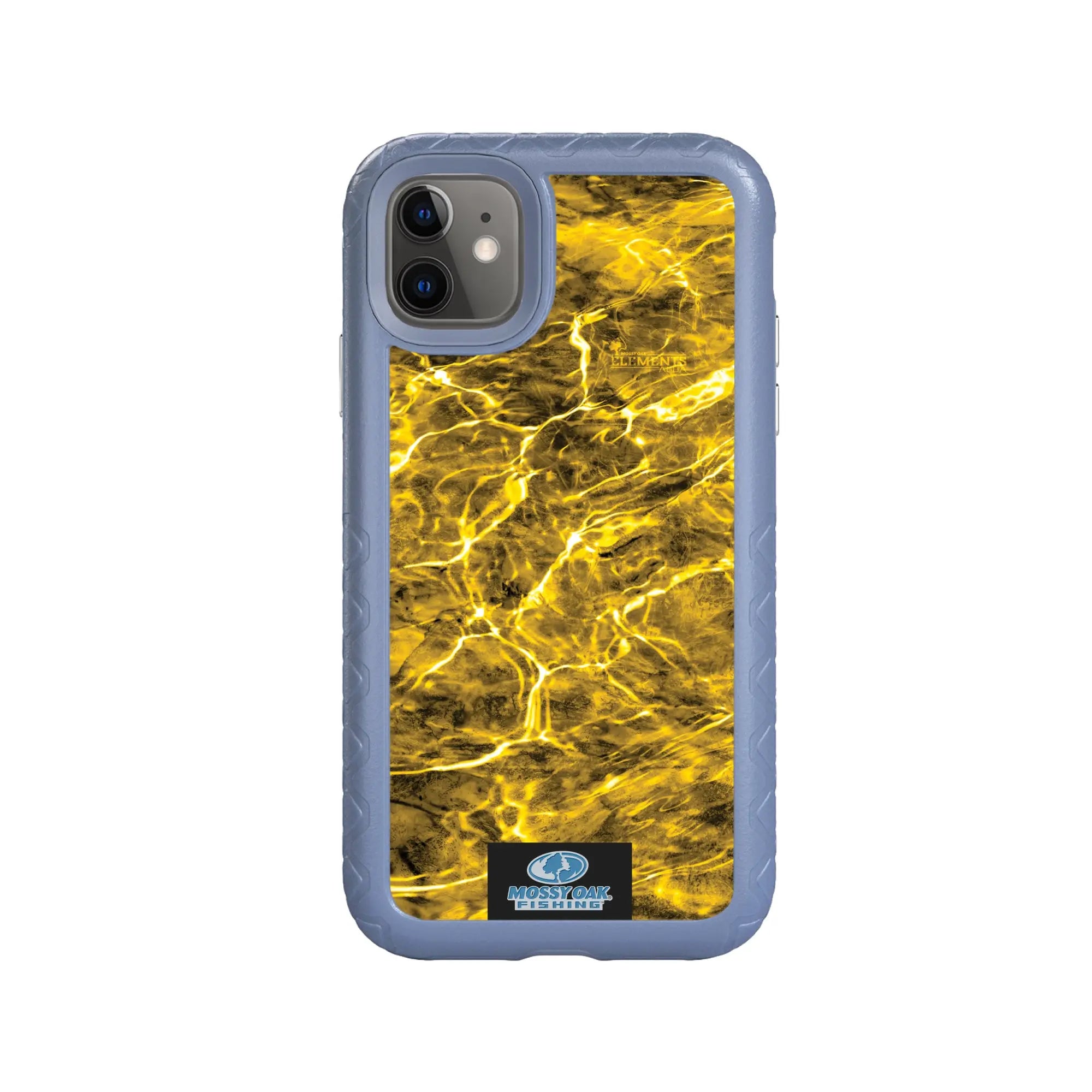 Mossy Oak Fortitude Series for Apple iPhone 11 - Agua Yellowfin - Custom Case - SlateBlue - cellhelmet