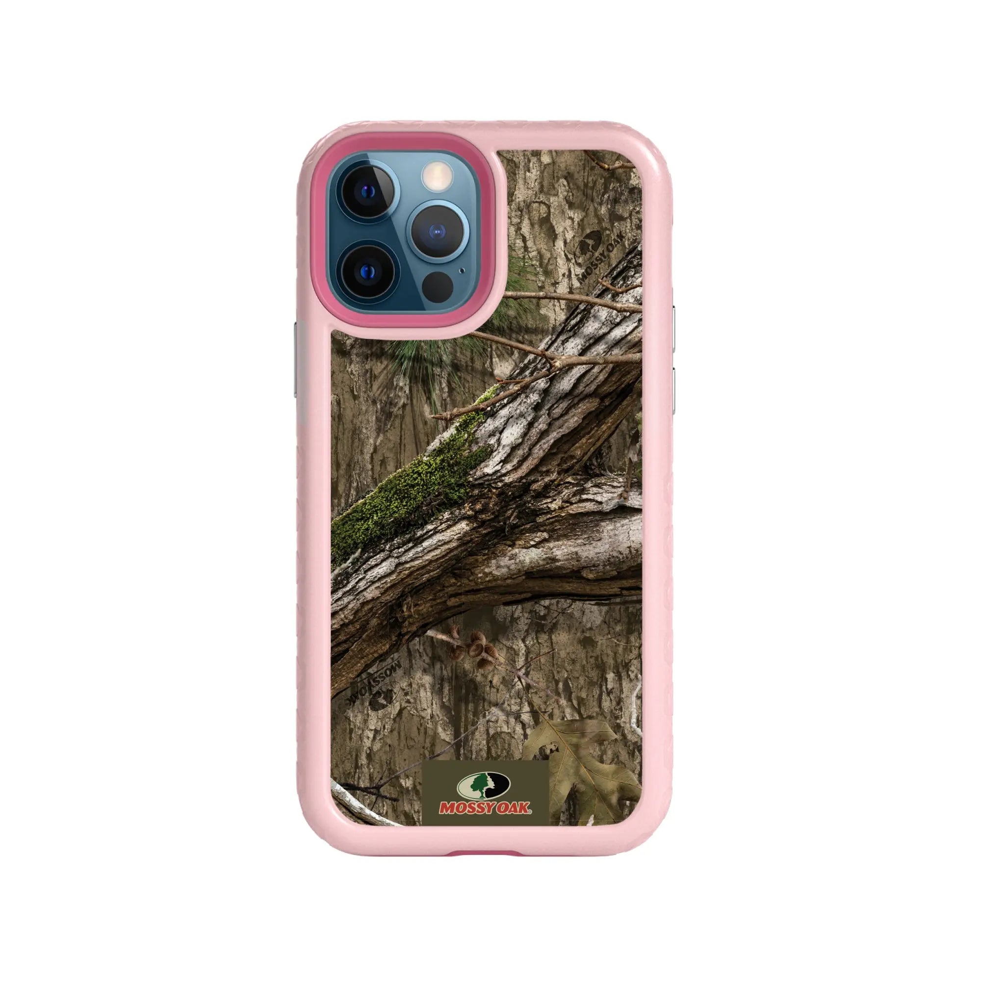 Mossy Oak Fortitude Series for Apple iPhone 12 / 12 Pro - Country DNA - Custom Case - PinkMagnolia - cellhelmet