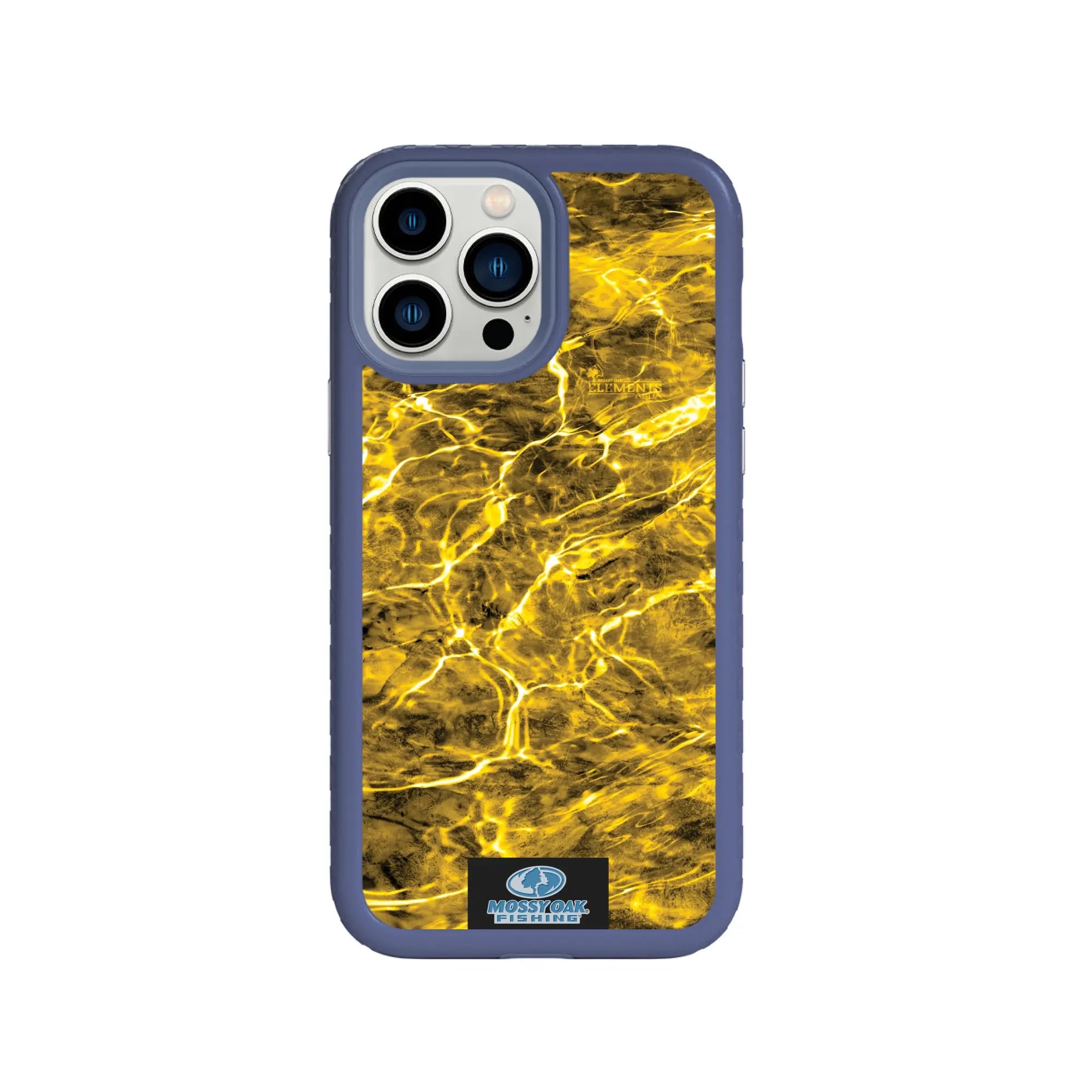 Mossy Oak Fortitude Series for Apple iPhone 13 Pro Max - Agua Yellowfin - Custom Case - SlateBlue - cellhelmet