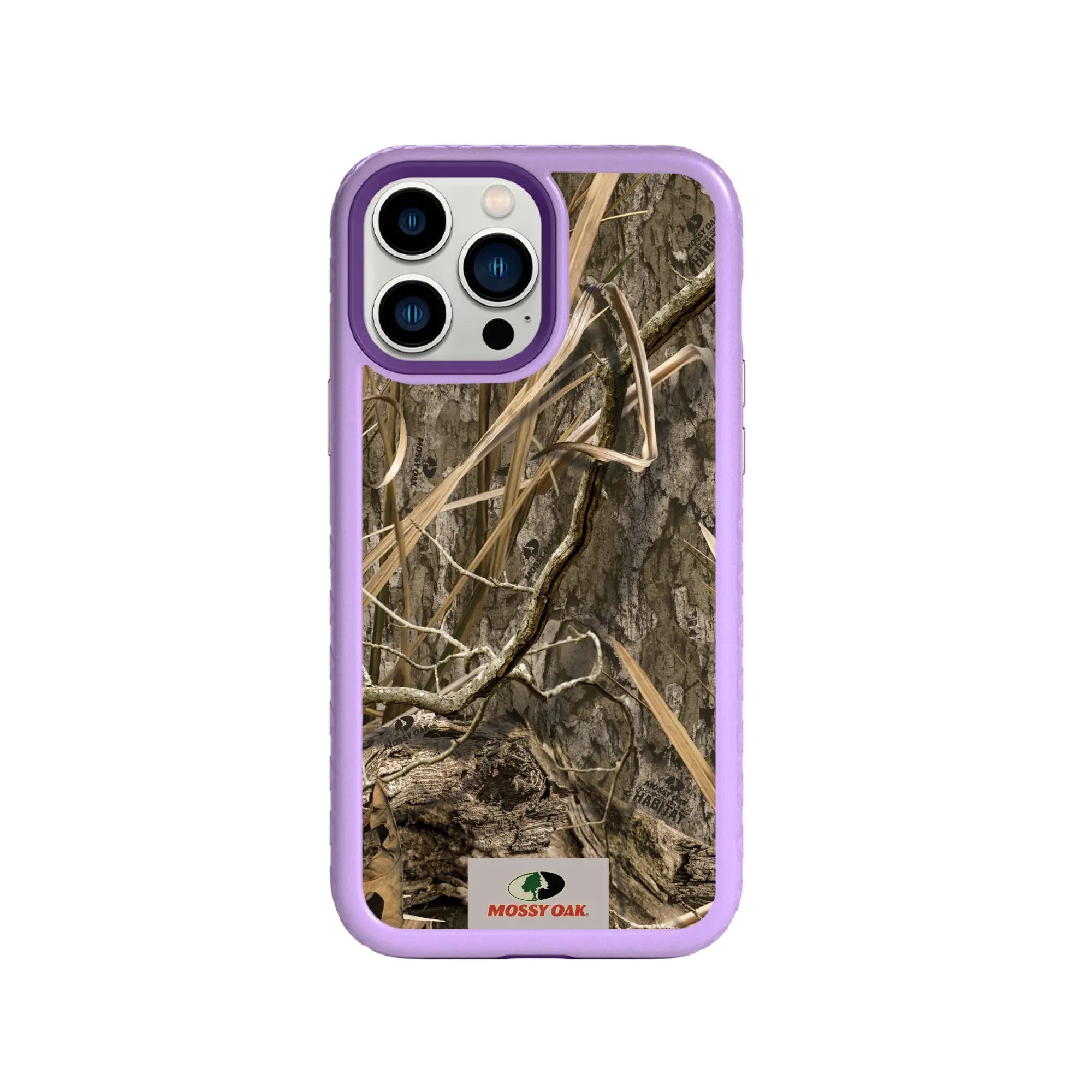 Mossy Oak Fortitude Series for Apple iPhone 13 Pro Max - Shadow Grass - Custom Case - LilacBlossomPurple - cellhelmet