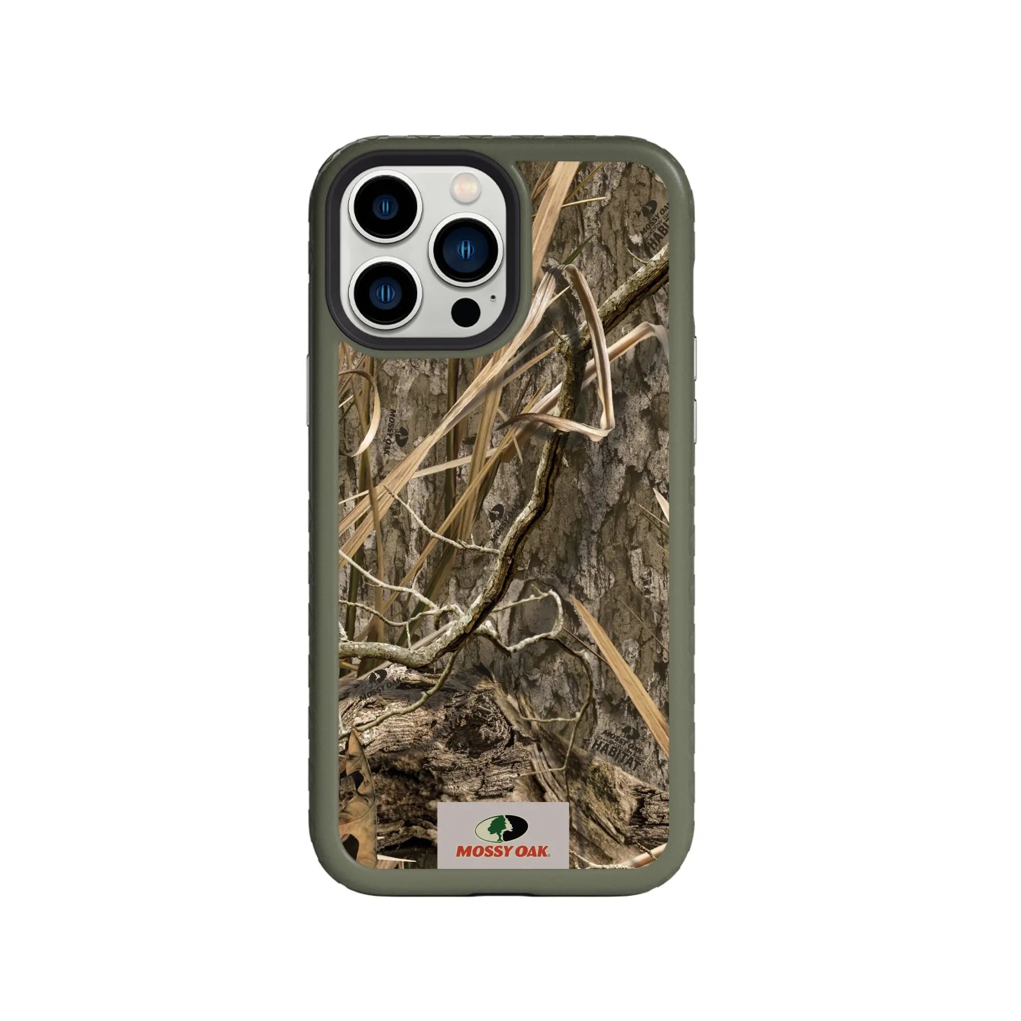 Mossy Oak Fortitude Series for Apple iPhone 13 Pro Max - Shadow Grass - Custom Case - OliveDrabGreen - cellhelmet