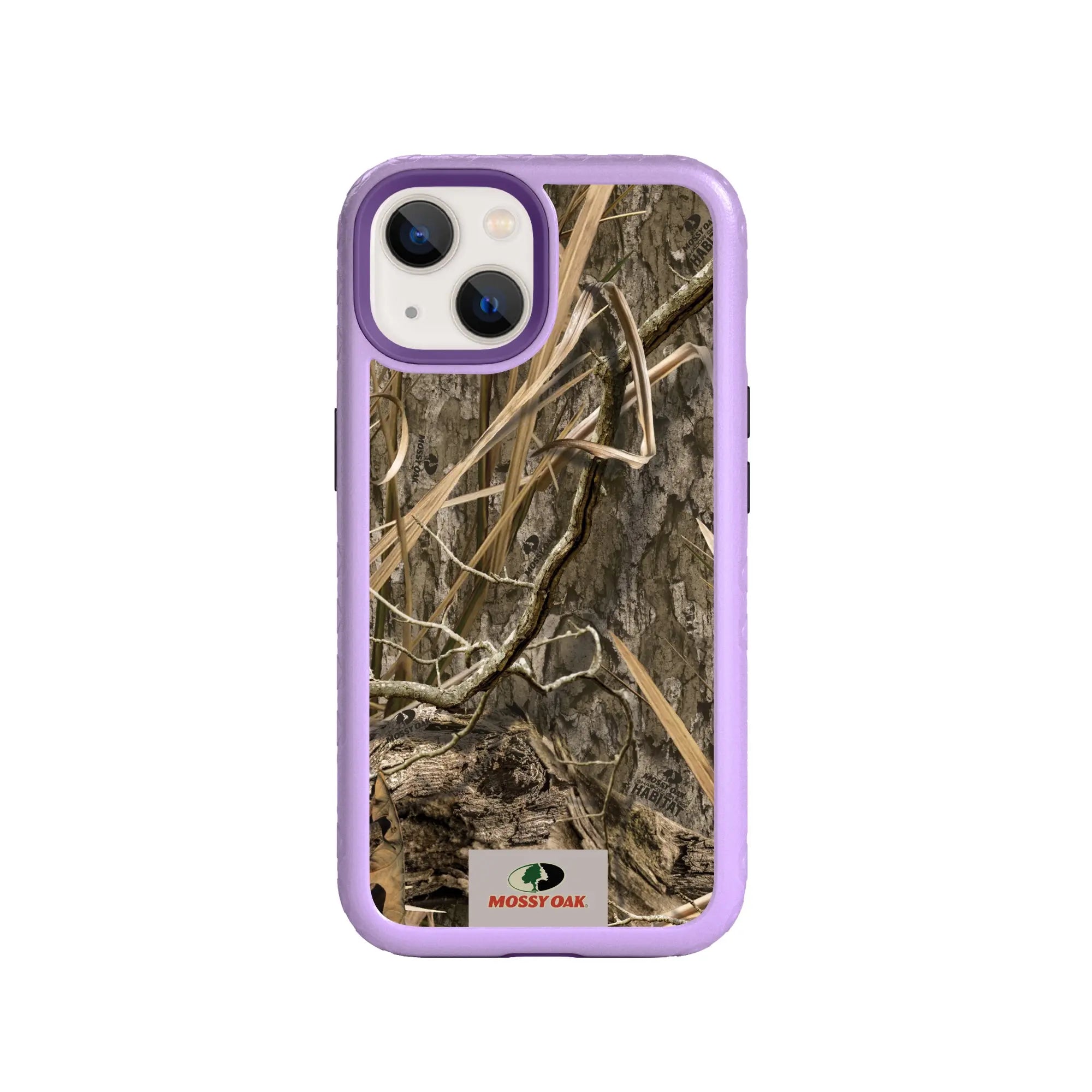 Mossy Oak Fortitude Series for Apple iPhone 14 - Shadow Grass - Custom Case - LilacBlossomPurple - cellhelmet