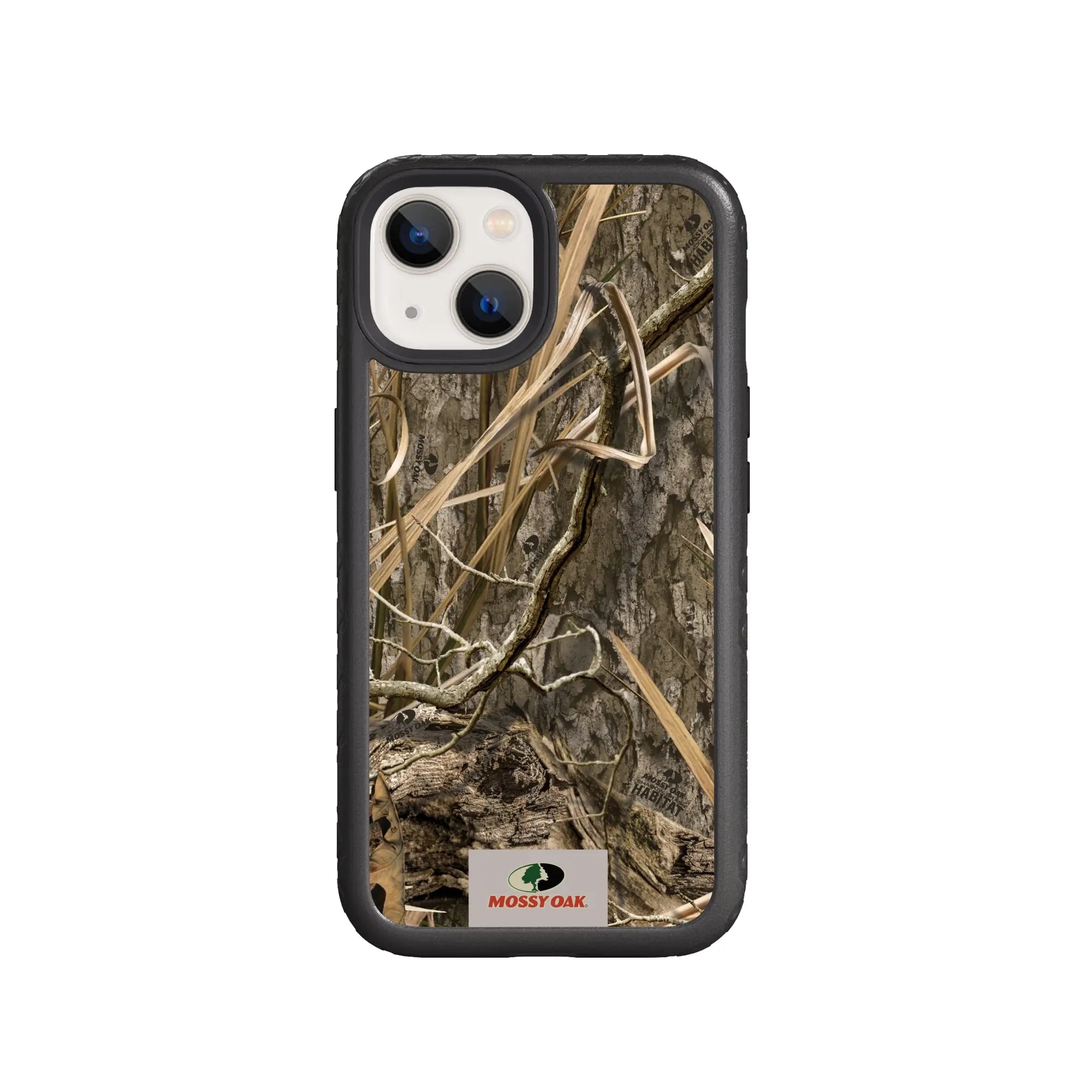 Mossy Oak Fortitude Series for Apple iPhone 14 - Shadow Grass - Custom Case - OnyxBlack - cellhelmet