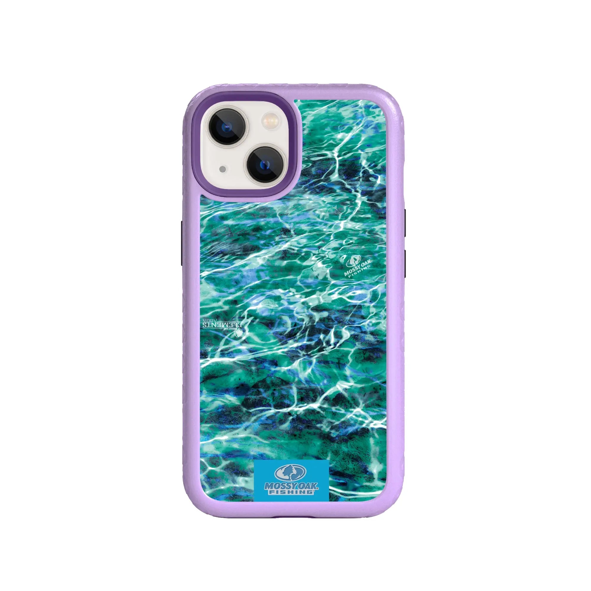 Mossy Oak Fortitude Series for Apple iPhone 14 Plus  - Agua Seafoam - Custom Case - LilacBlossomPurple - cellhelmet