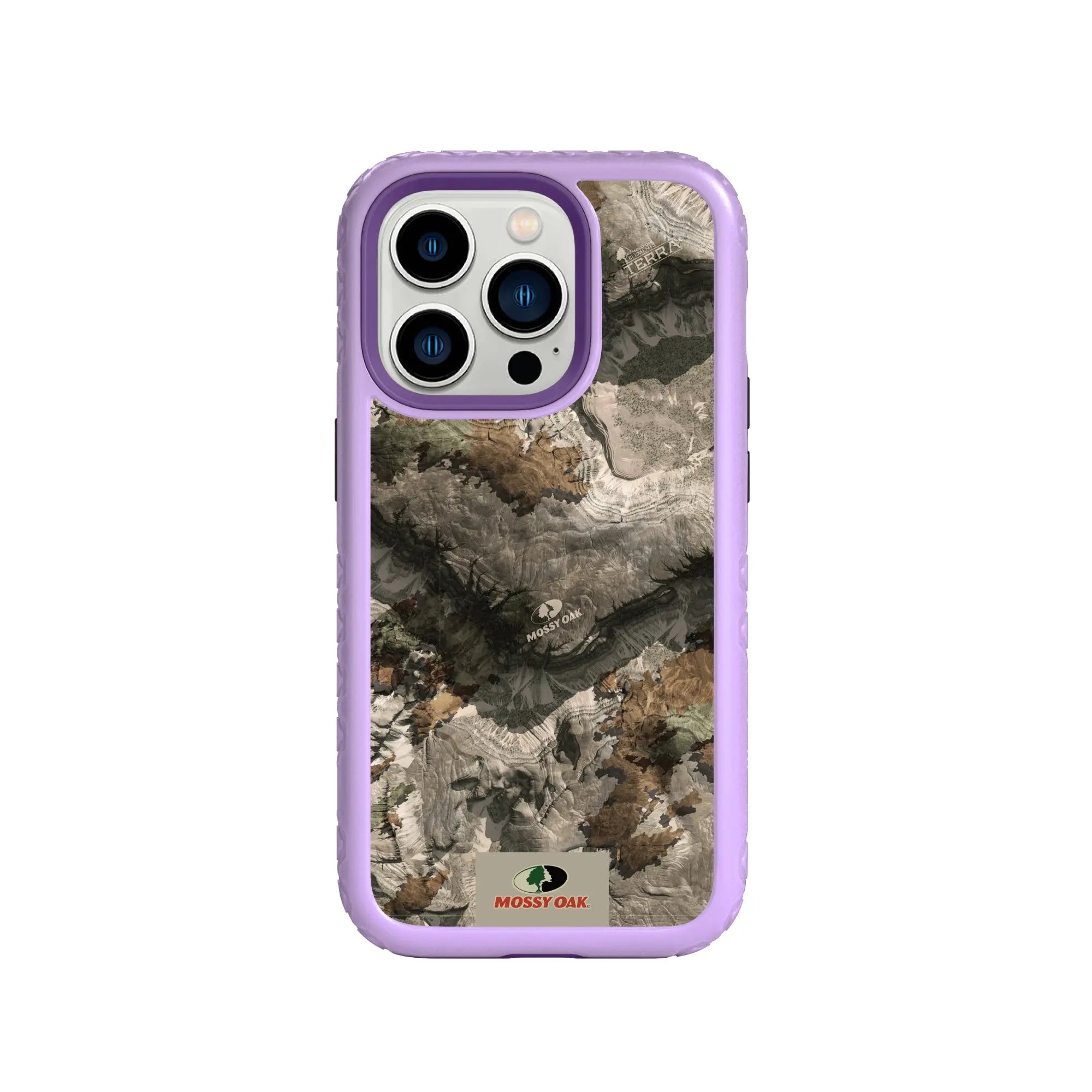 Mossy Oak Fortitude Series for Apple iPhone 14 Pro - Terra Gila - Custom Case - LilacBlossomPurple - cellhelmet