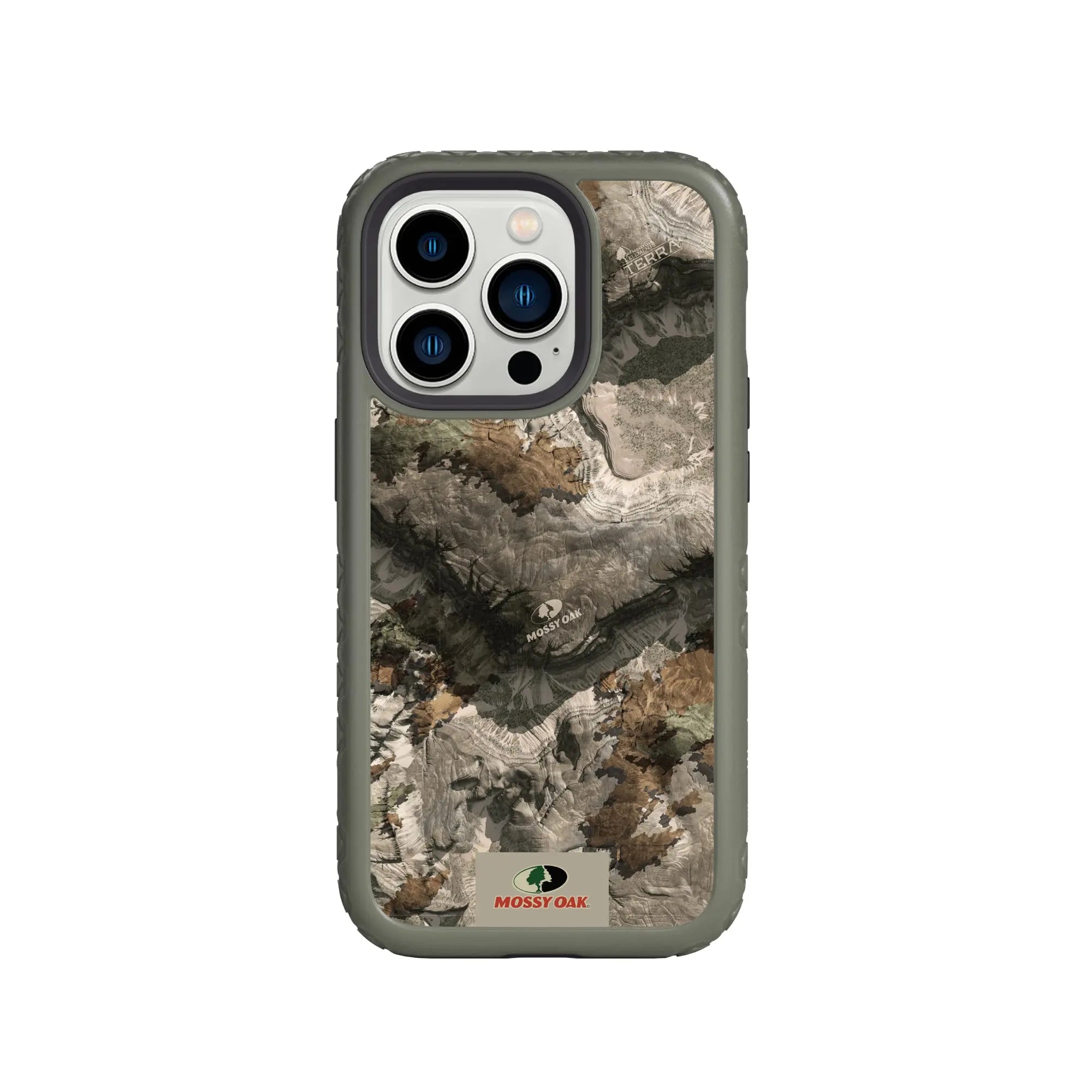 Mossy Oak Fortitude Series for Apple iPhone 14 Pro - Terra Gila - Custom Case - OliveDrabGreen - cellhelmet