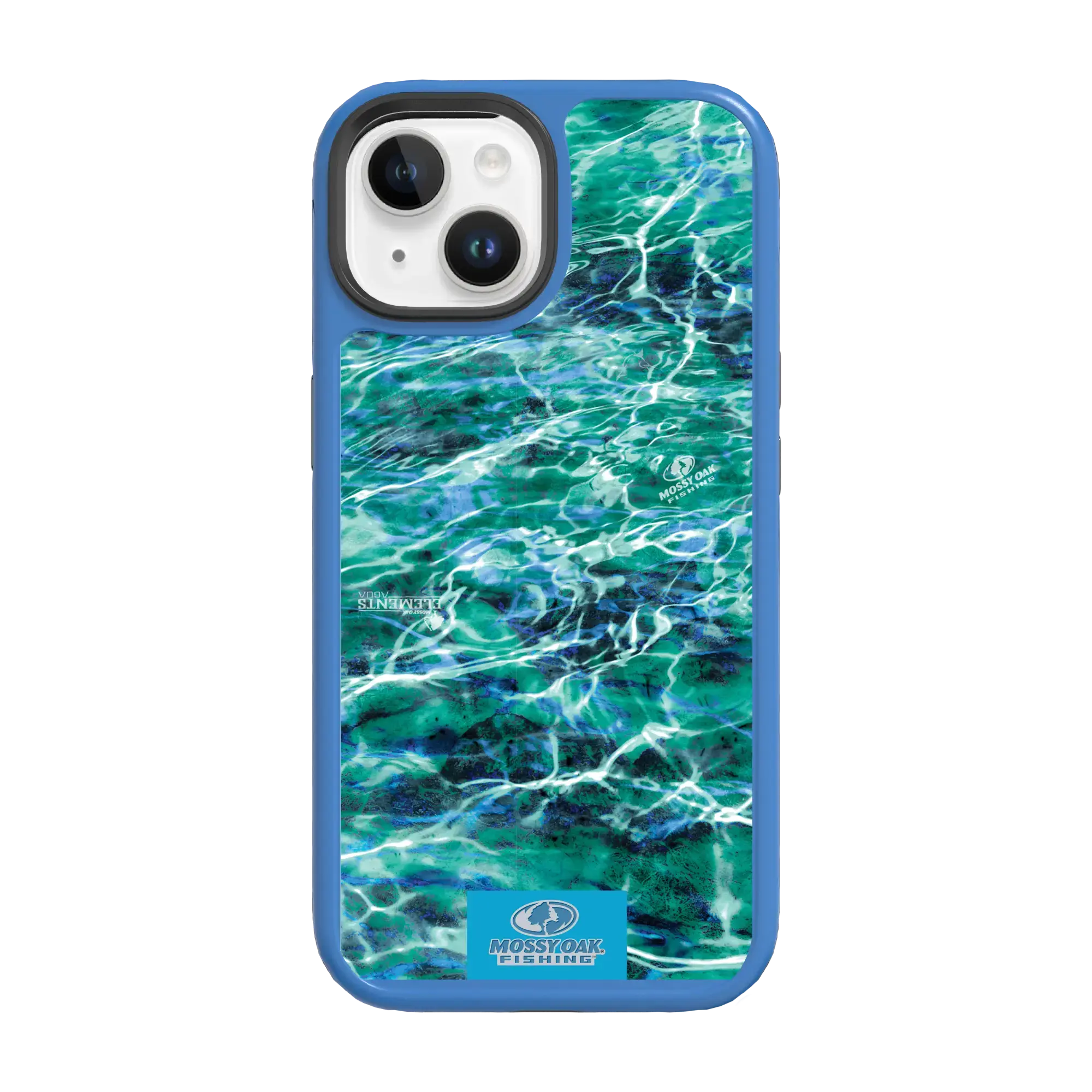 Mossy Oak Fortitude Series for Apple iPhone 15 - Agua Seafoam