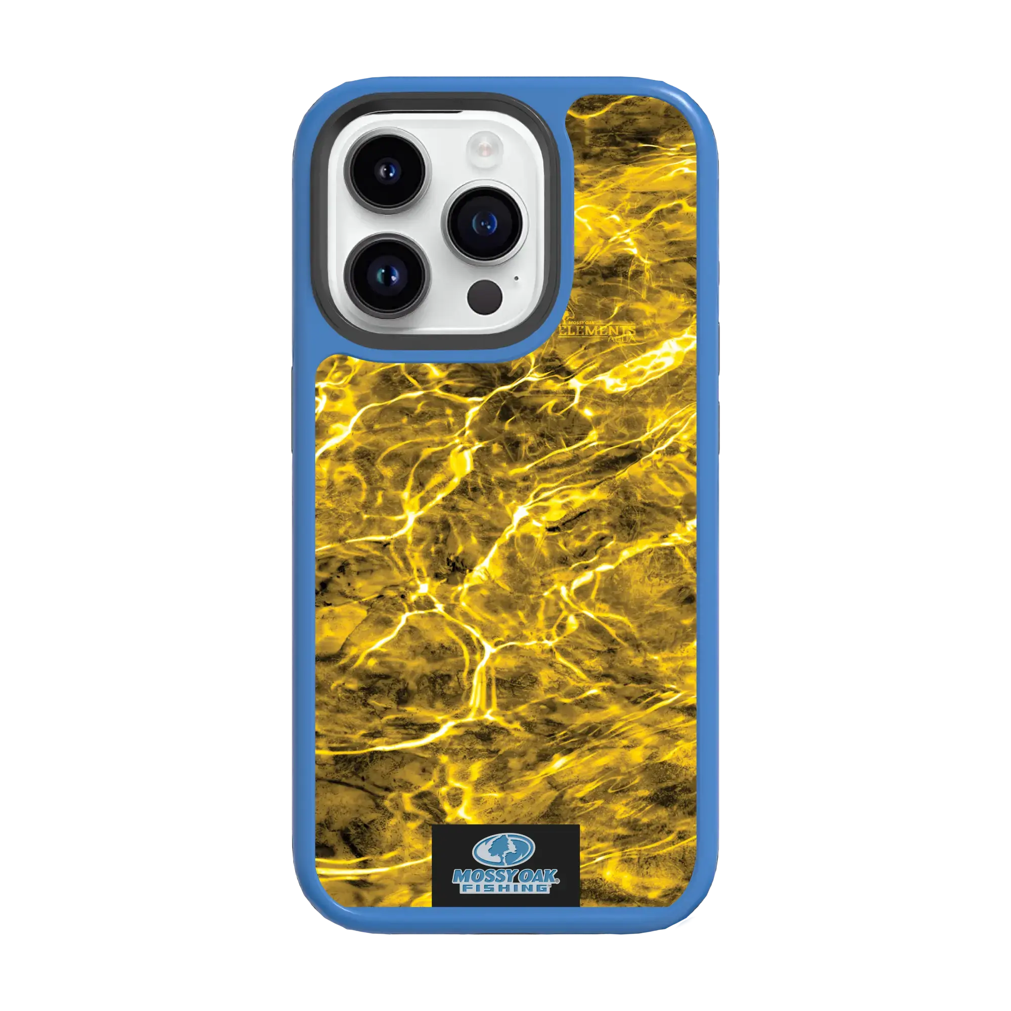 Mossy Oak Fortitude Series for Apple iPhone 15 Pro - Agua Yellowfin