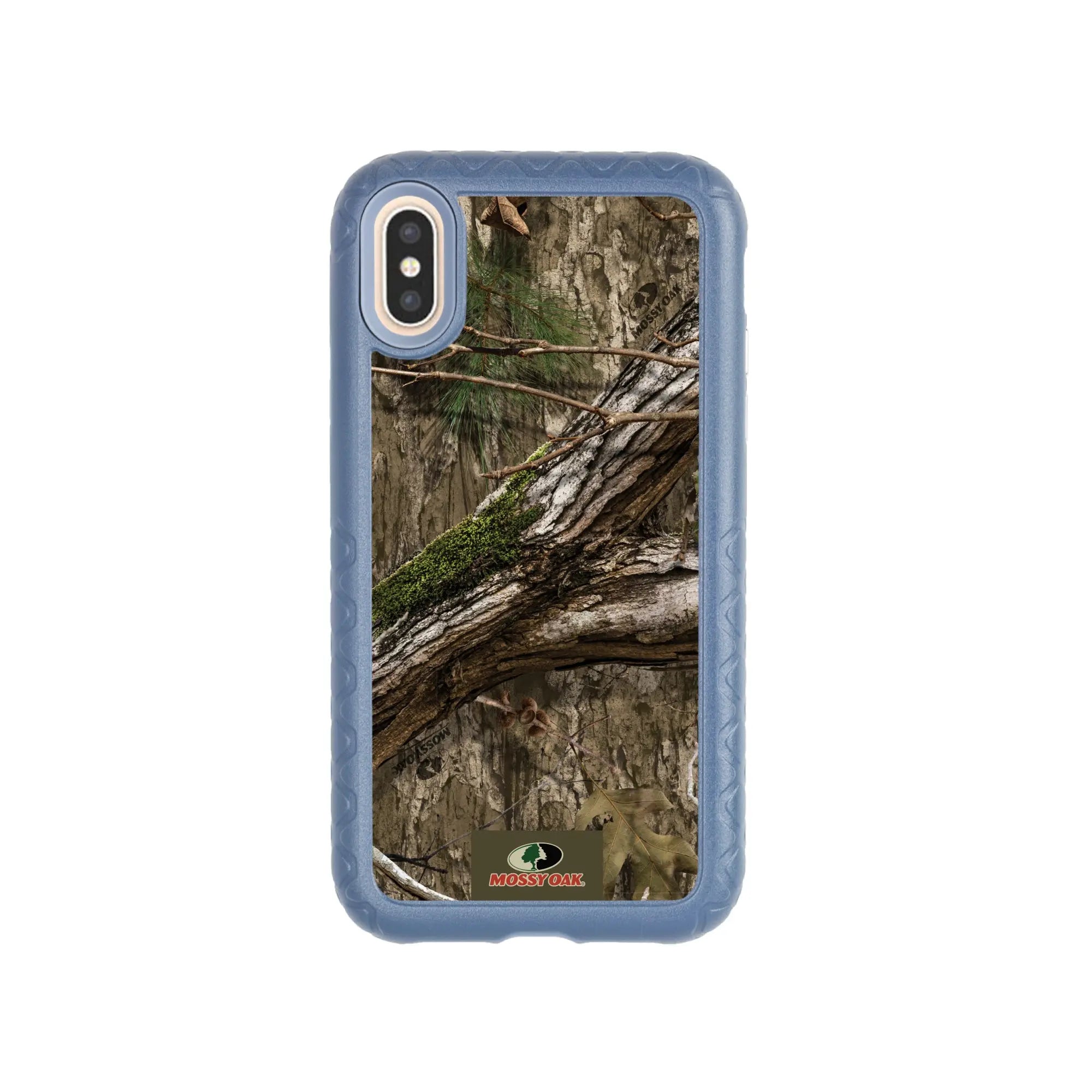 Mossy Oak Fortitude Series for Apple iPhone XS/X - Country DNA - Custom Case - SlateBlue - cellhelmet