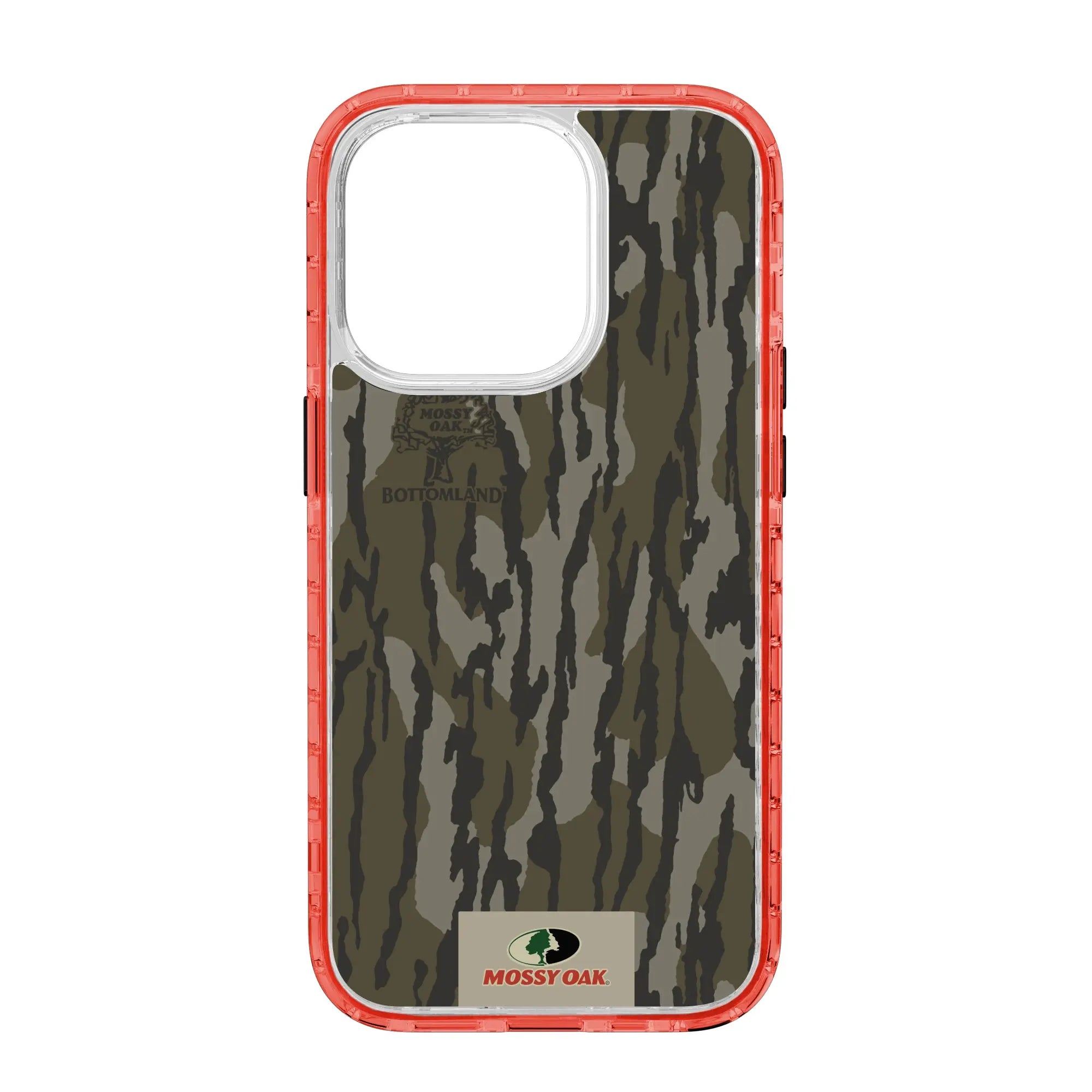 Mossy Oak Magnitude Series for Apple iPhone 14 Pro  - Bottomland Orig - Custom Case - TurboRed - cellhelmet