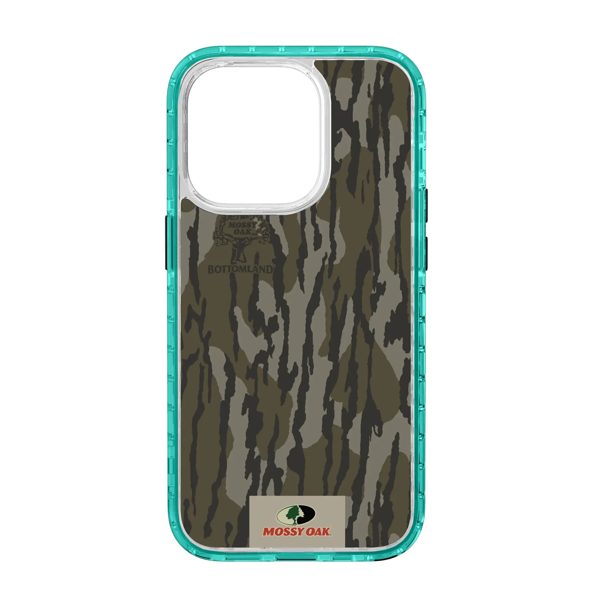 Mossy Oak Magnitude Series for Apple iPhone 14 Pro  - Bottomland Orig - Custom Case - SeafoamGreen - cellhelmet