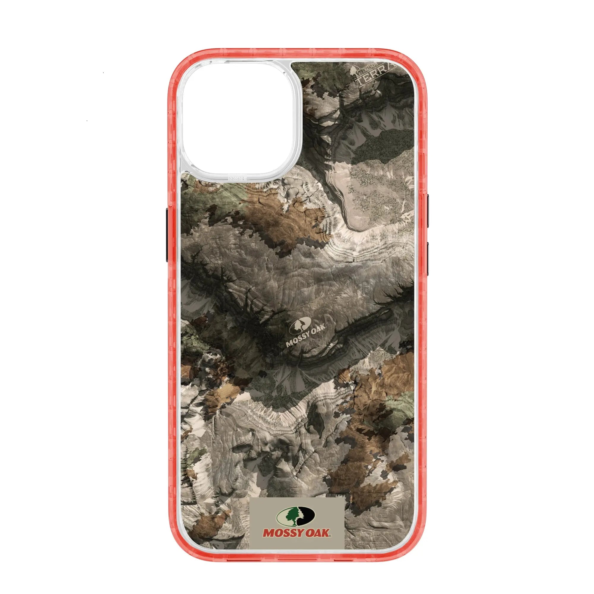 Mossy Oak Magnitude Series for Apple iPhone 14 Pro  - Terra Gila - Custom Case - TurboRed - cellhelmet