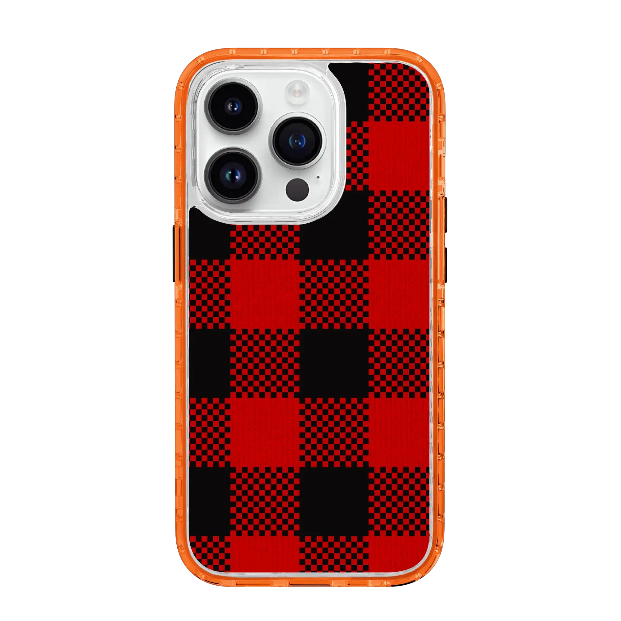 Apple-iPhone-14-Pro-Blaze-Orange Pumpkin Patch | Autumn Flannel | Custom MagSafe Case Design for Apple iPhone 14 Series cellhelmet cellhelmet