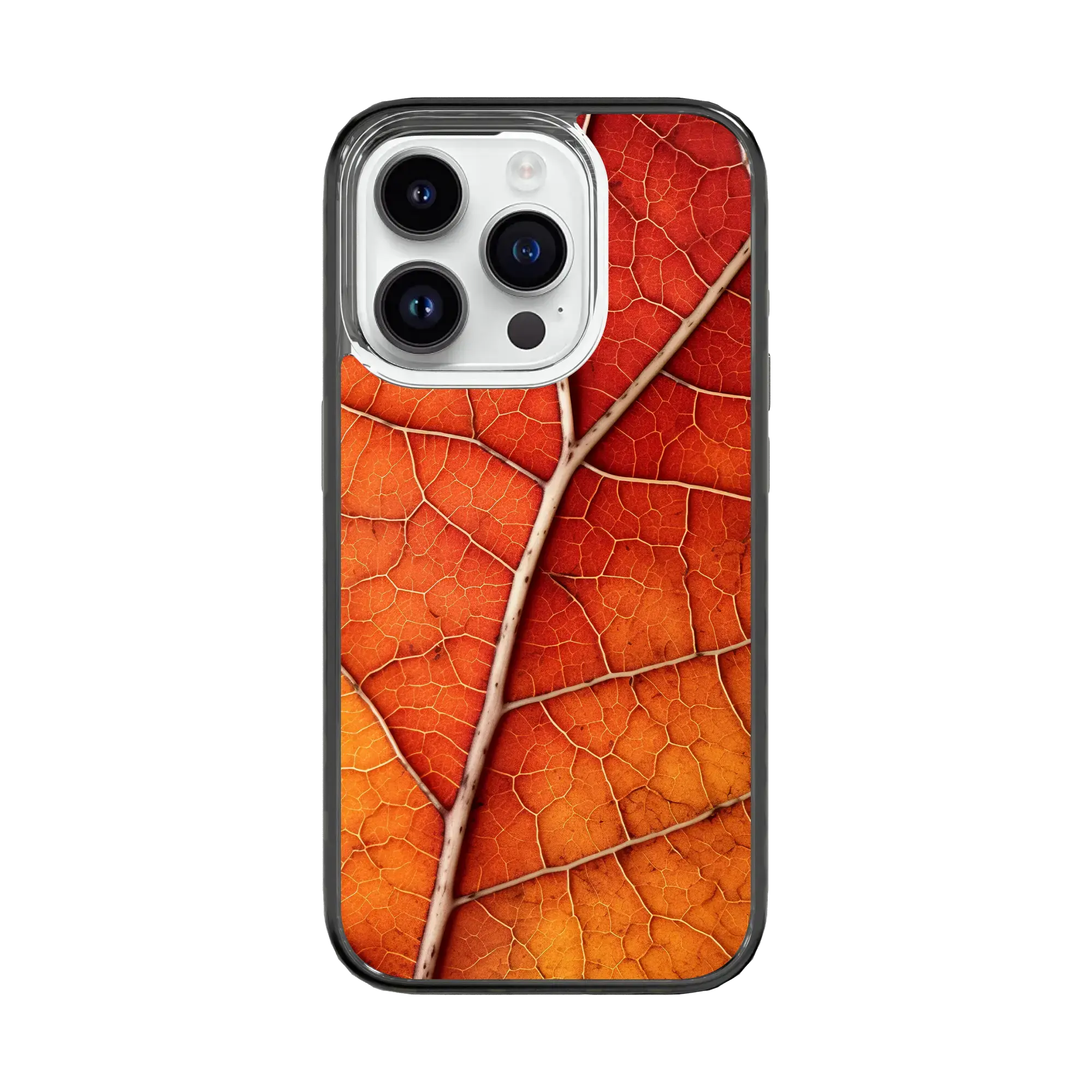 Rustic Oak | Autumn Leaves | Custom MagSafe Case Design for Apple iPhone 15 Series