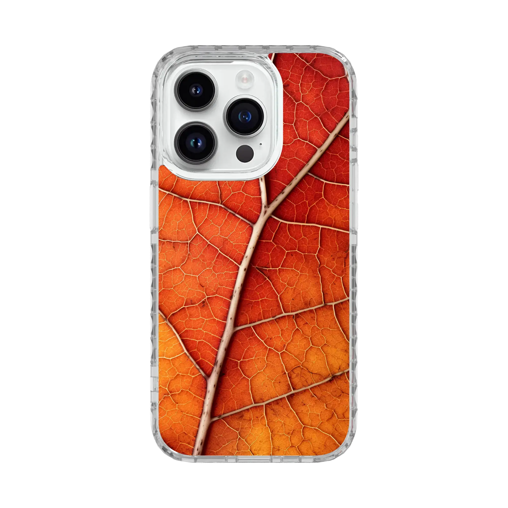 Rustic Oak | Autumn Leaves | Custom MagSafe Case Design for Apple iPhone 15 Series