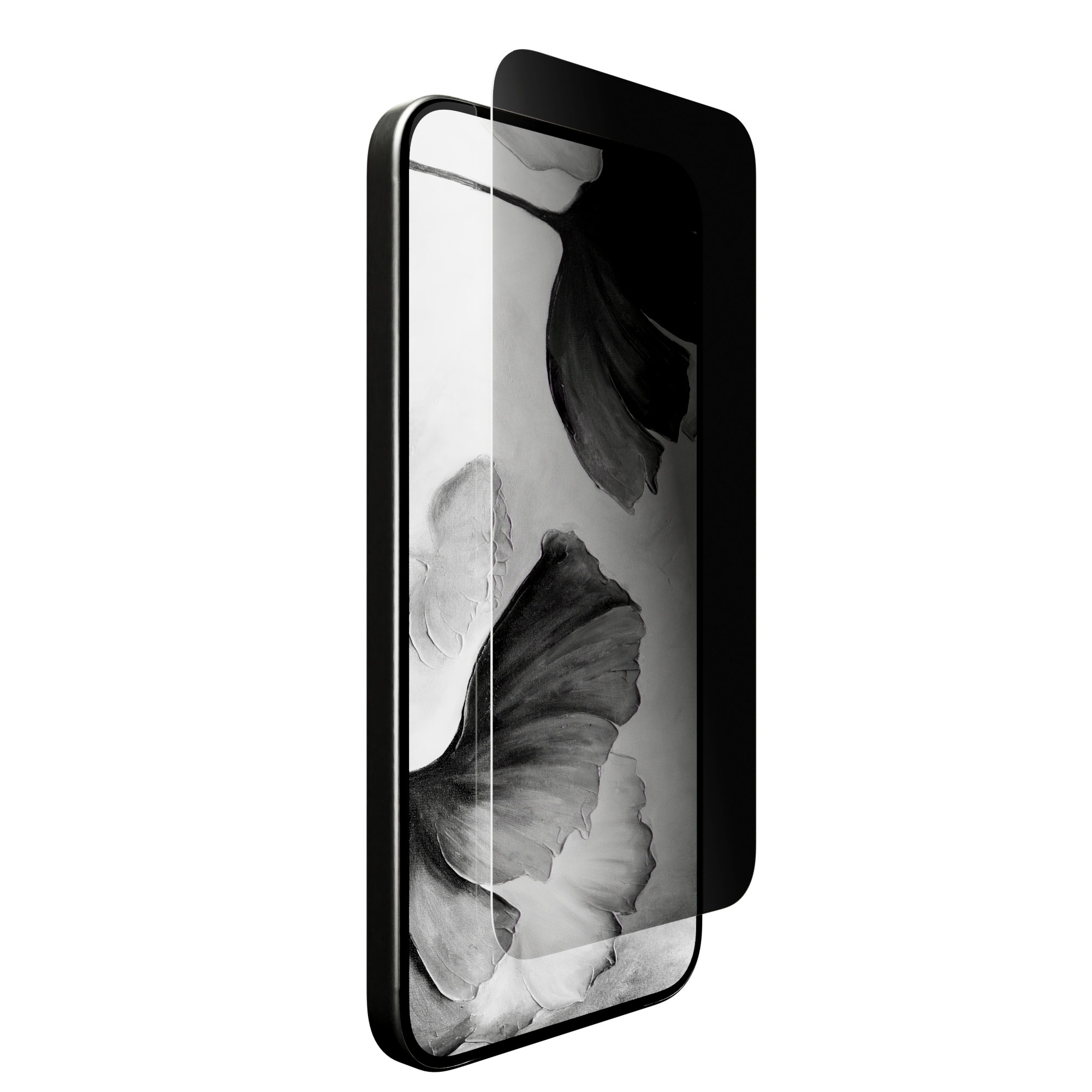 Privacy Glass for iPhone 16 w/ Alignment tray and Anti-Microbial