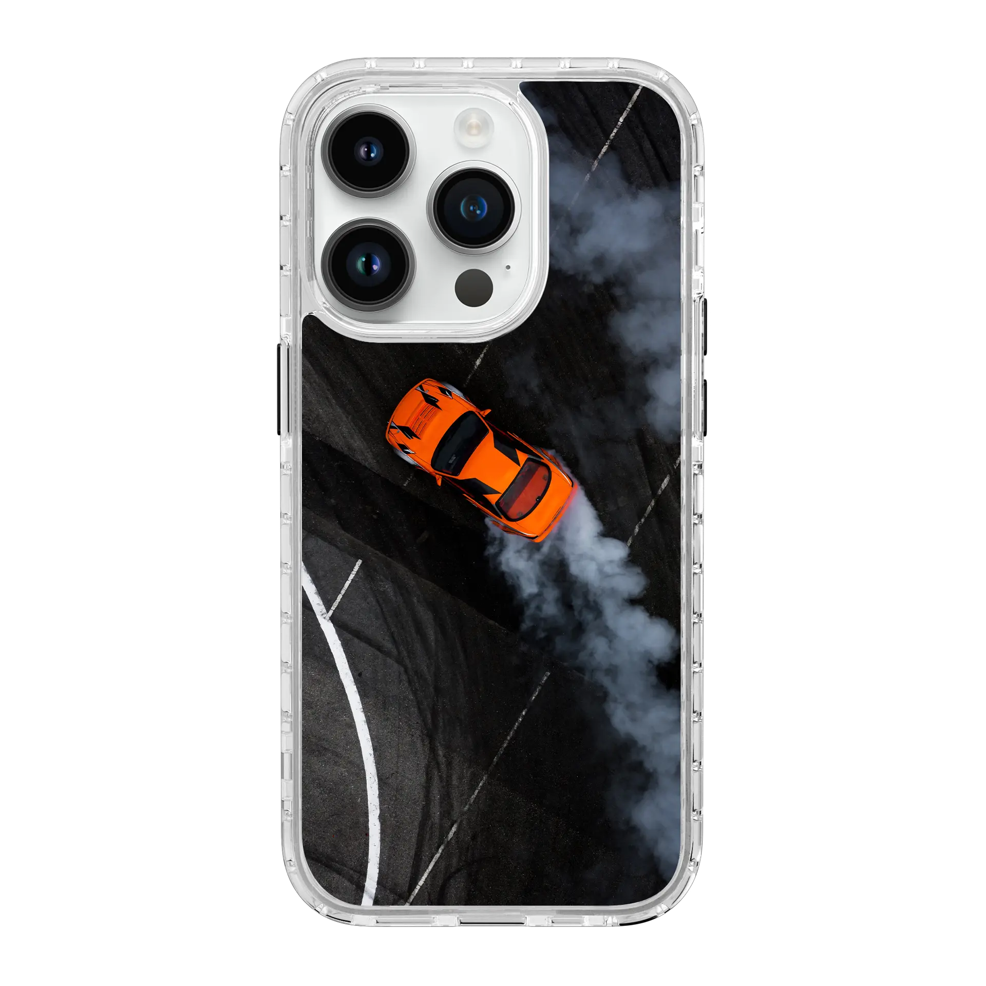 AppleiPhone14ProMaxBlazeOrange Seoul Sliding | Burning Rubber Series | Custom MagSafe Case Design for Apple iPhone 14 Series cellhelmet cellhelmet