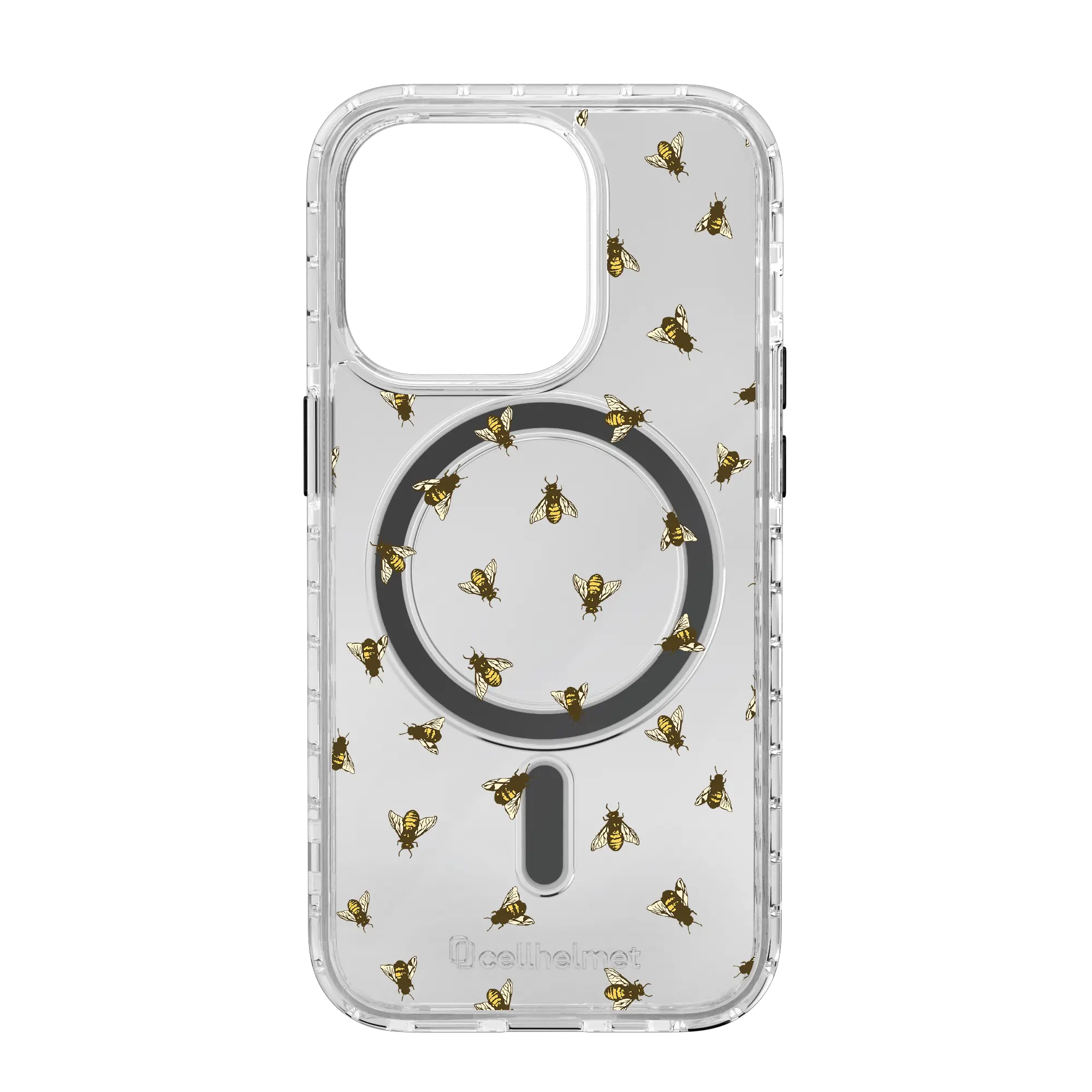 Apple-iPhone-14-Plus-Crystal-Clear Sweet Like Honey | Protective MagSafe Bee Pattern Case | Birds and Bees Collection for Apple iPhone 14 Series cellhelmet cellhelmet